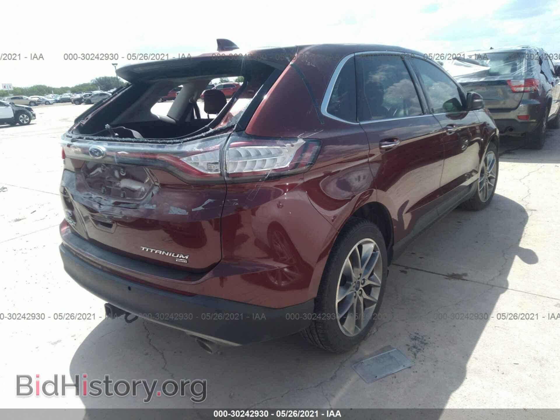 2016 FORD EDGE - VIN: 2FMPK4K81GBC17628 - Фото 4