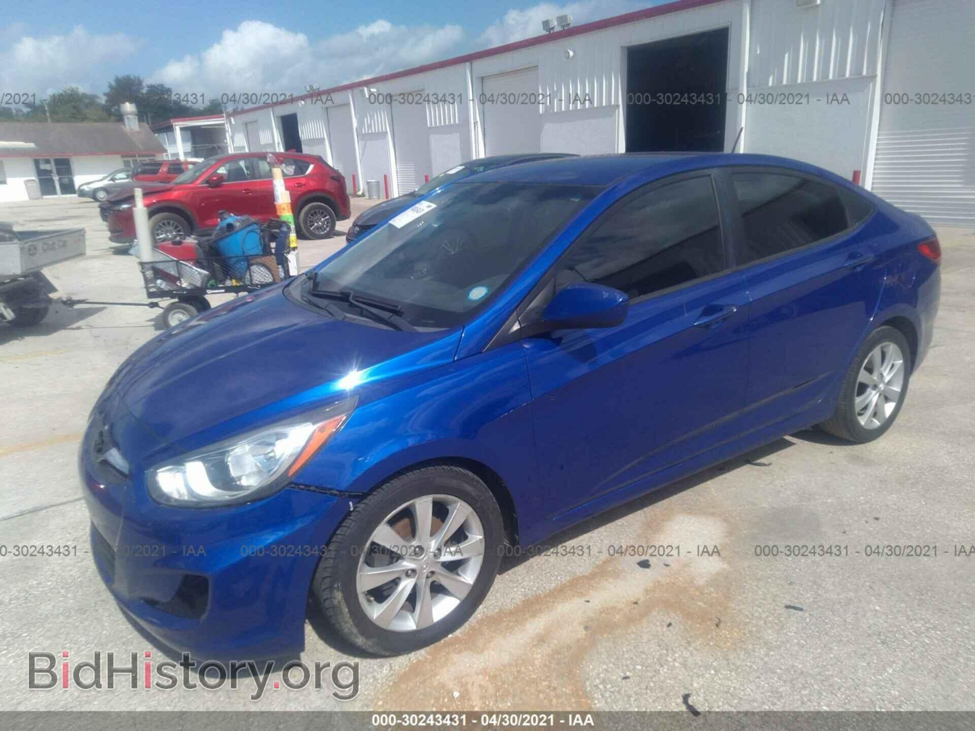 2013 HYUNDAI ACCENT - VIN: KMHCU4AE6DU582473 - Фото 2