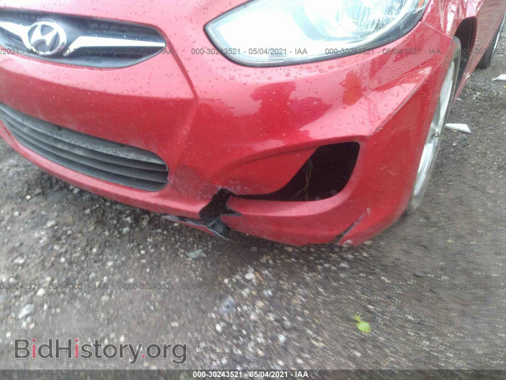 2013 HYUNDAI ACCENT - VIN: KMHCU5AE3DU060289 - Фото 6