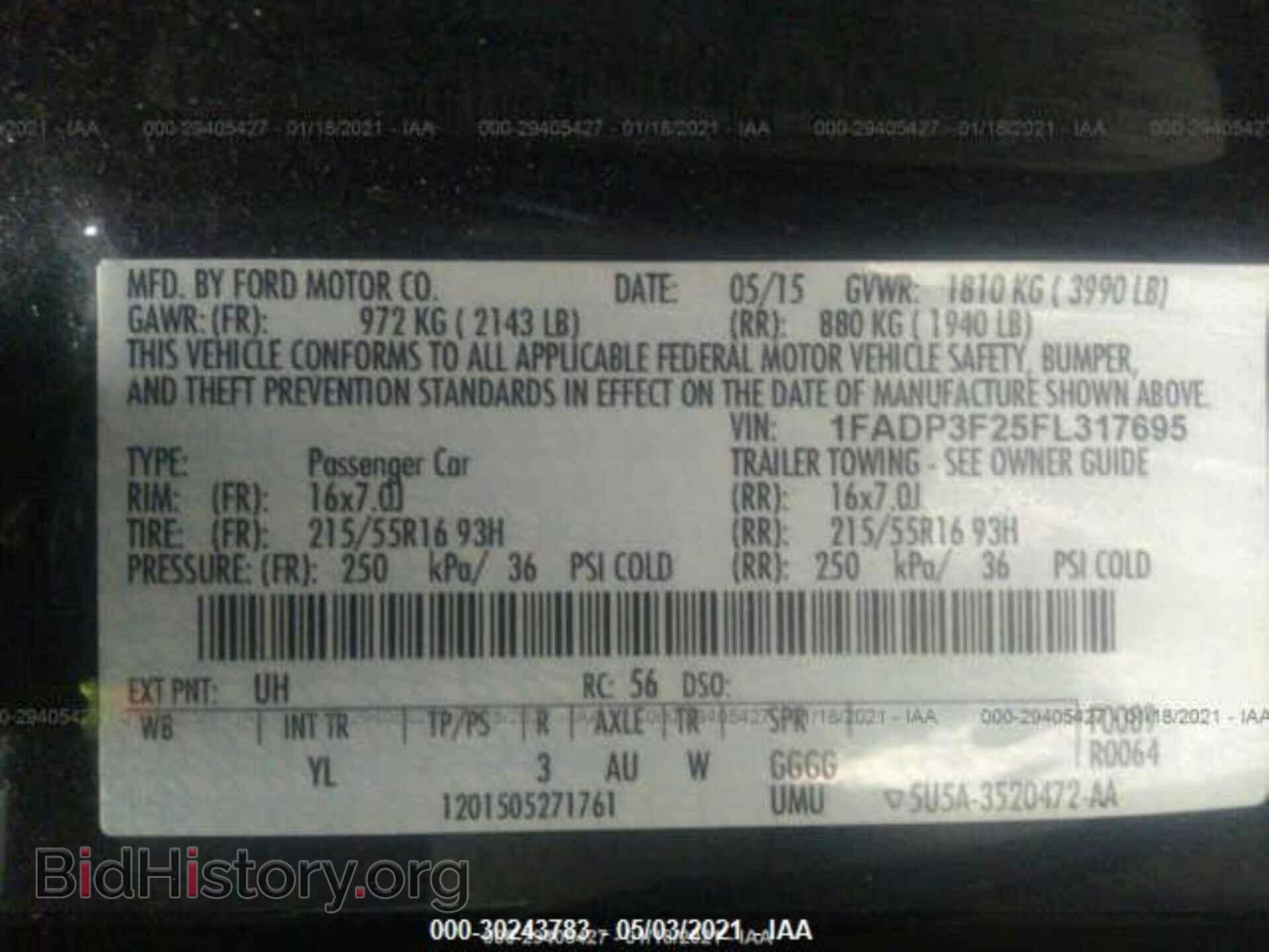 2015 FORD FOCUS - VIN: 1FADP3F25FL317695 - Photo 9