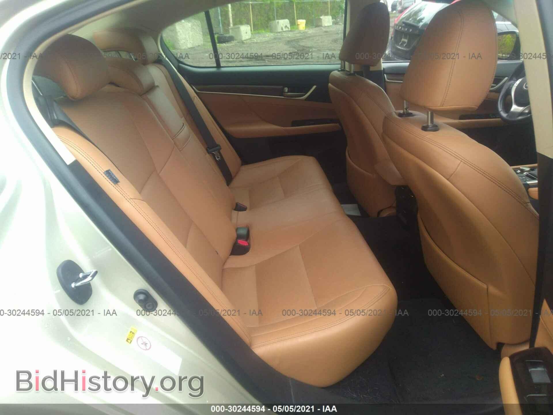 2013 LEXUS GS 350 - VIN: JTHCE1BL6D5003648 - Фото 8