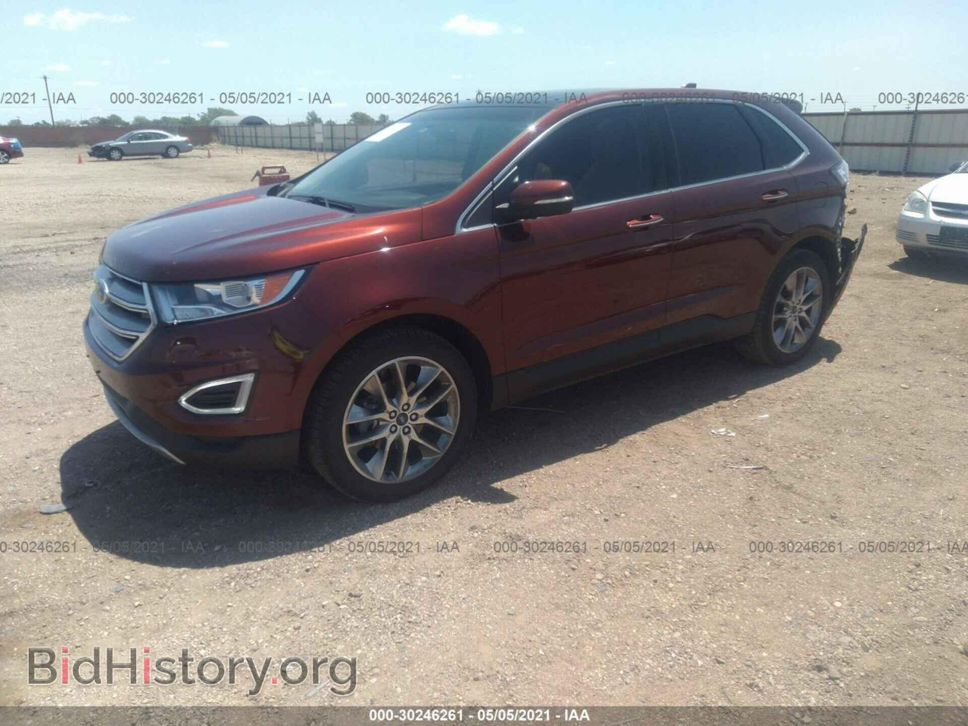 2015 FORD EDGE - VIN: 2FMPK3K97FBB26767 - Фото 2