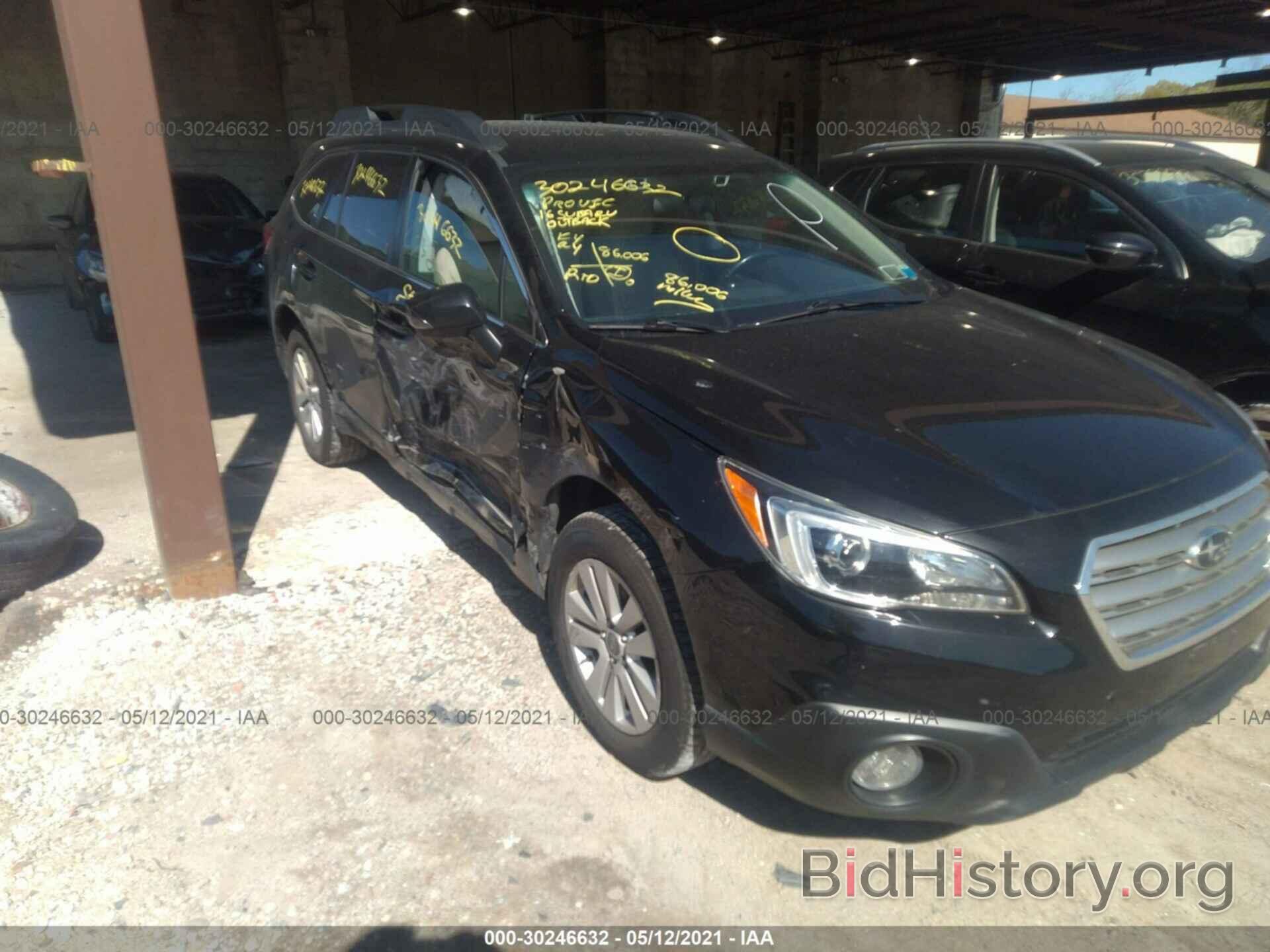 Photo 4S4BSAFC4G3319304 - SUBARU OUTBACK 2016