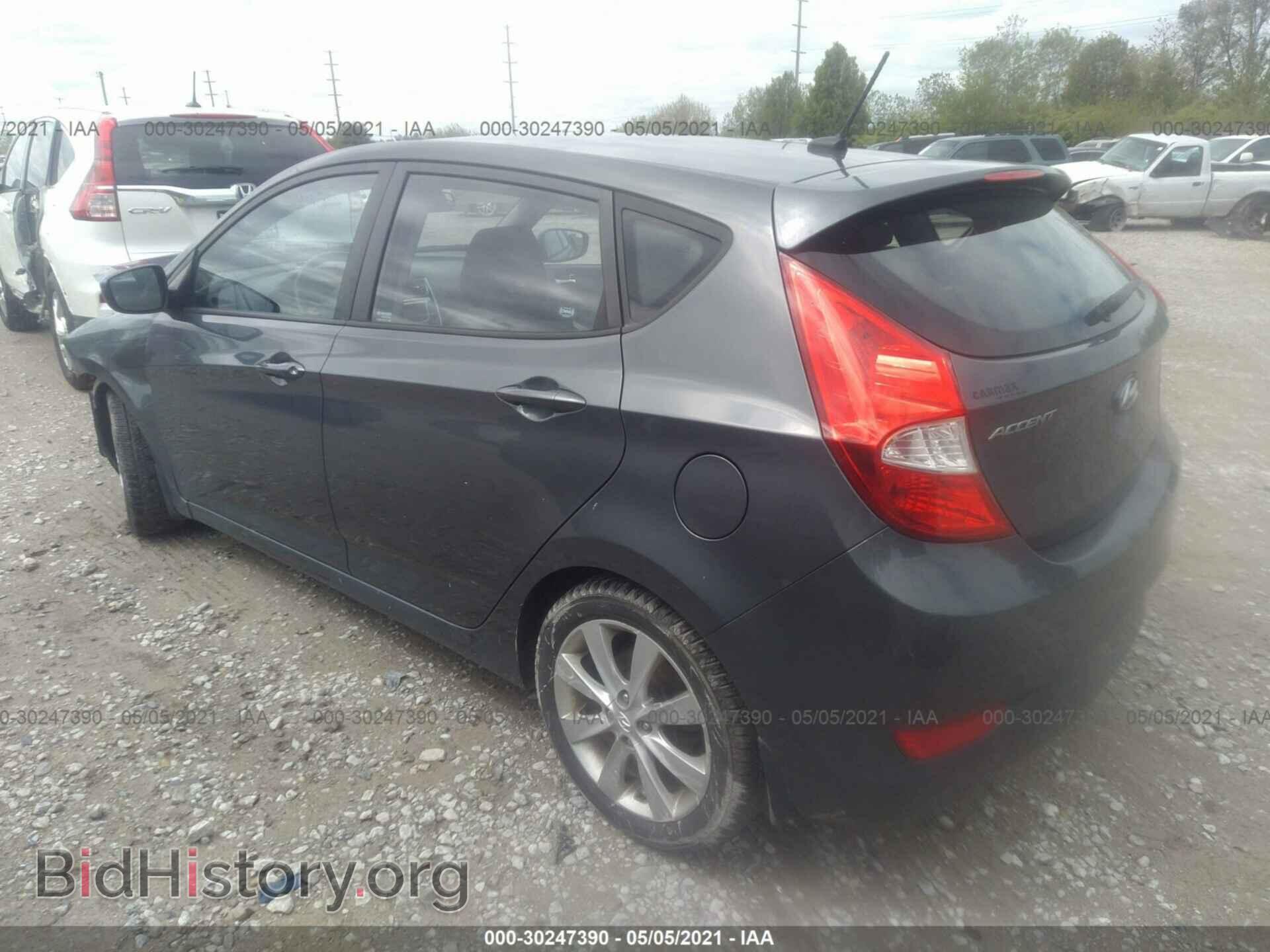 2012 HYUNDAI ACCENT - VIN: KMHCU5AE2CU053302 - Фото 3