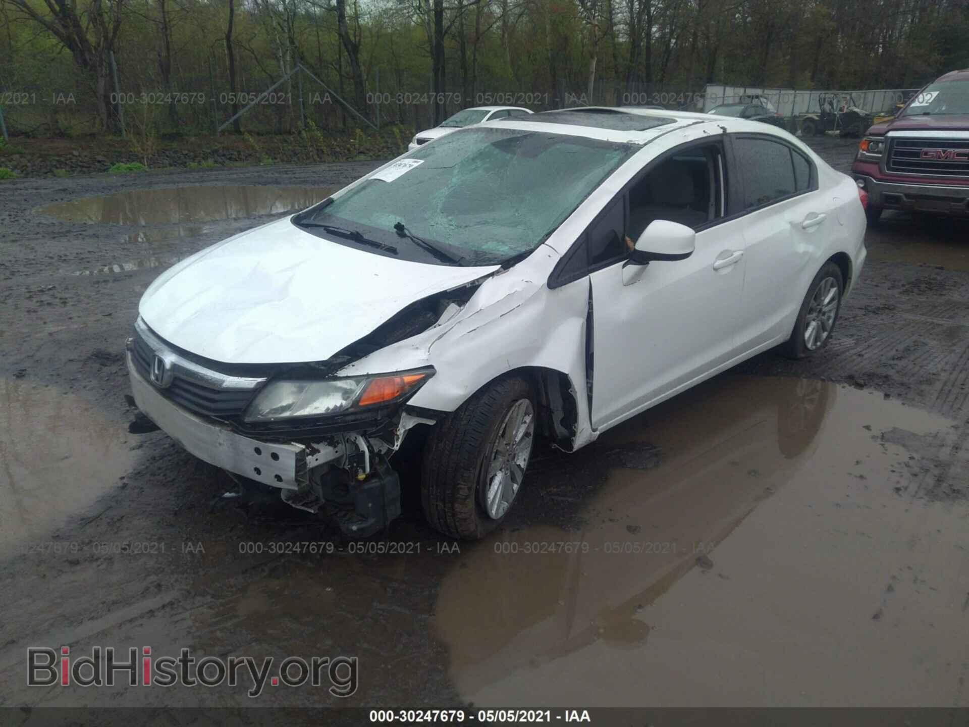 2012 HONDA CIVIC SDN - VIN: 19XFB2F80CE318743 - Фото 2