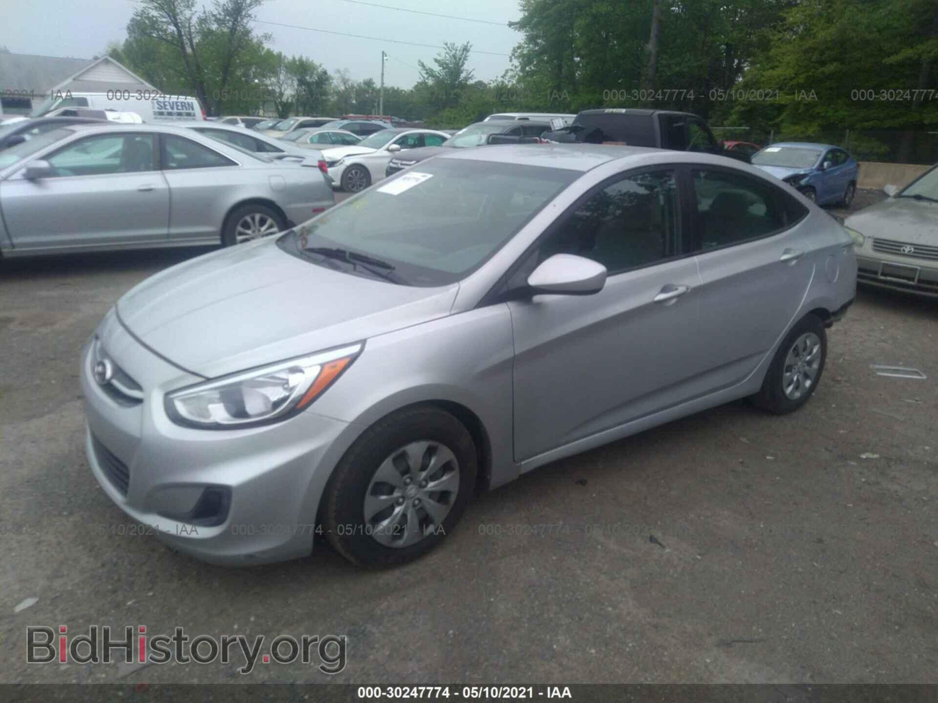 2017 HYUNDAI ACCENT - VIN: KMHCT4AE3HU166728 - Фото 2