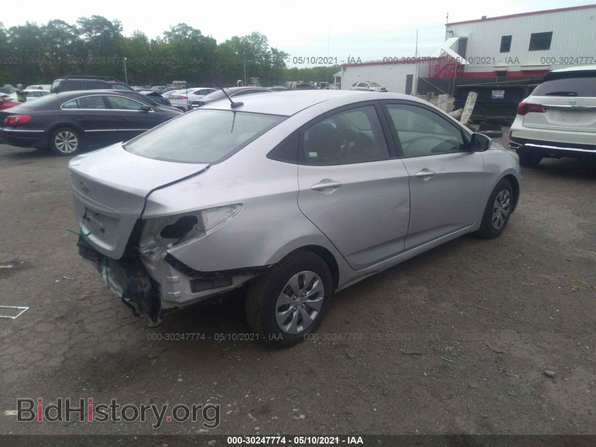 2017 HYUNDAI ACCENT - VIN: KMHCT4AE3HU166728 - Фото 4
