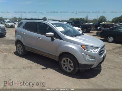 2020 Ford ECOSPORT SE, silver — VIN MAJ3S2GE1LC367986, IAAI