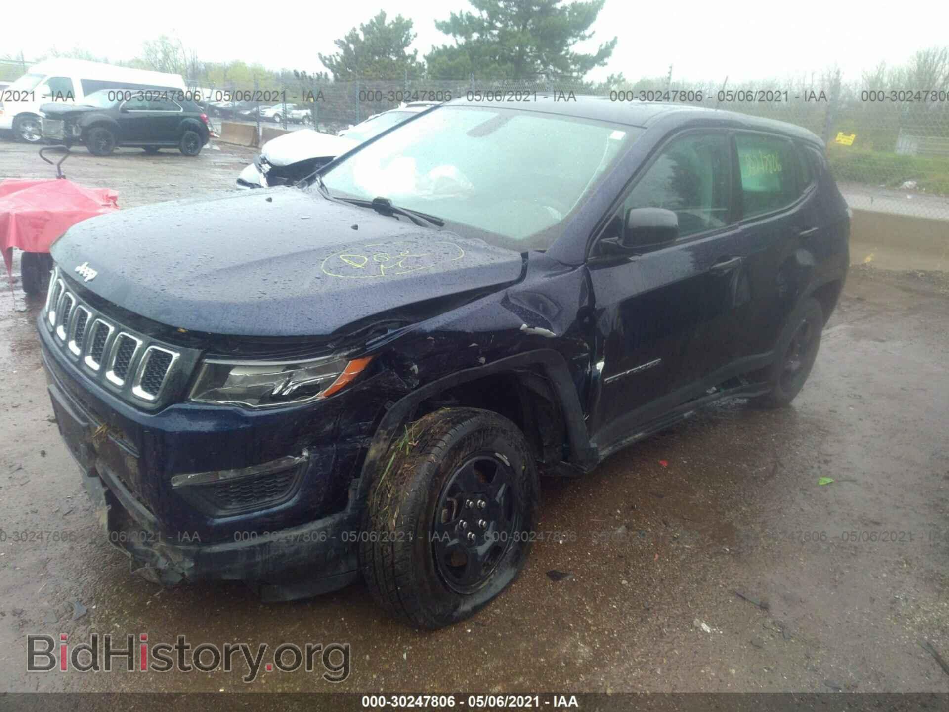 2018 JEEP COMPASS - VIN: 3C4NJDAB3JT376223 - Фото 2