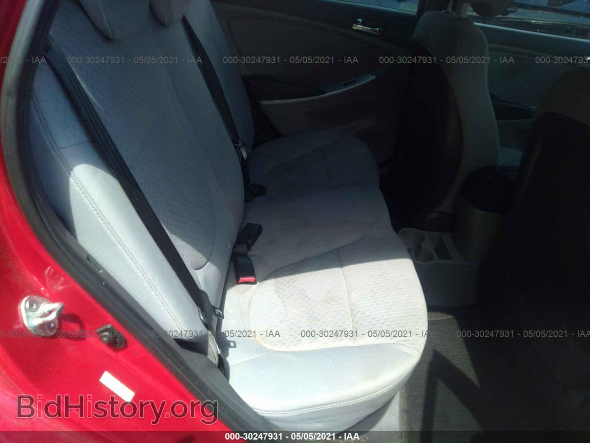 2013 HYUNDAI ACCENT - VIN: KMHCU5AE0DU109528 - Фото 8