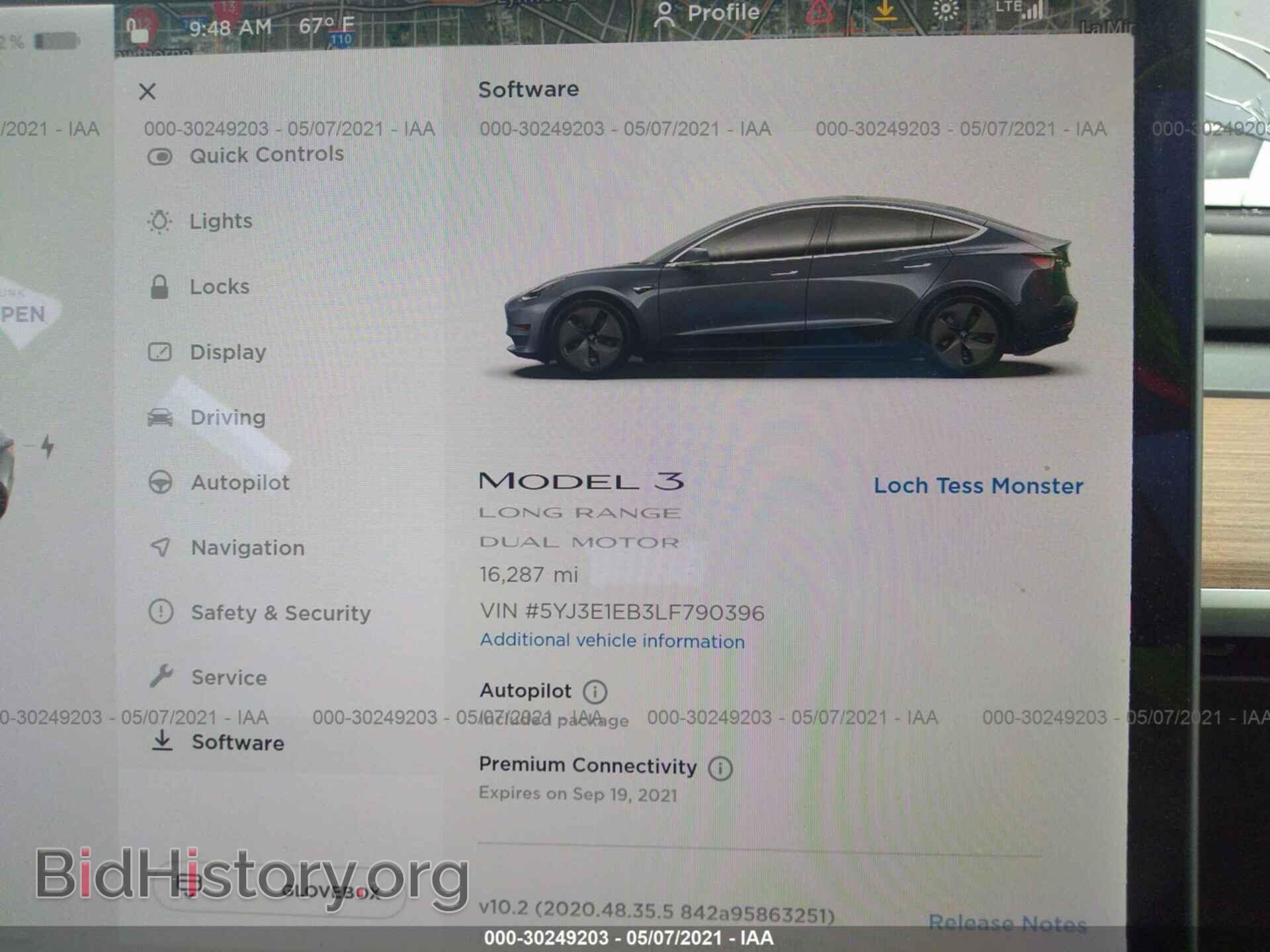 2020 TESLA MODEL 3 - VIN: 5YJ3E1EB3LF790396 - Photo 7