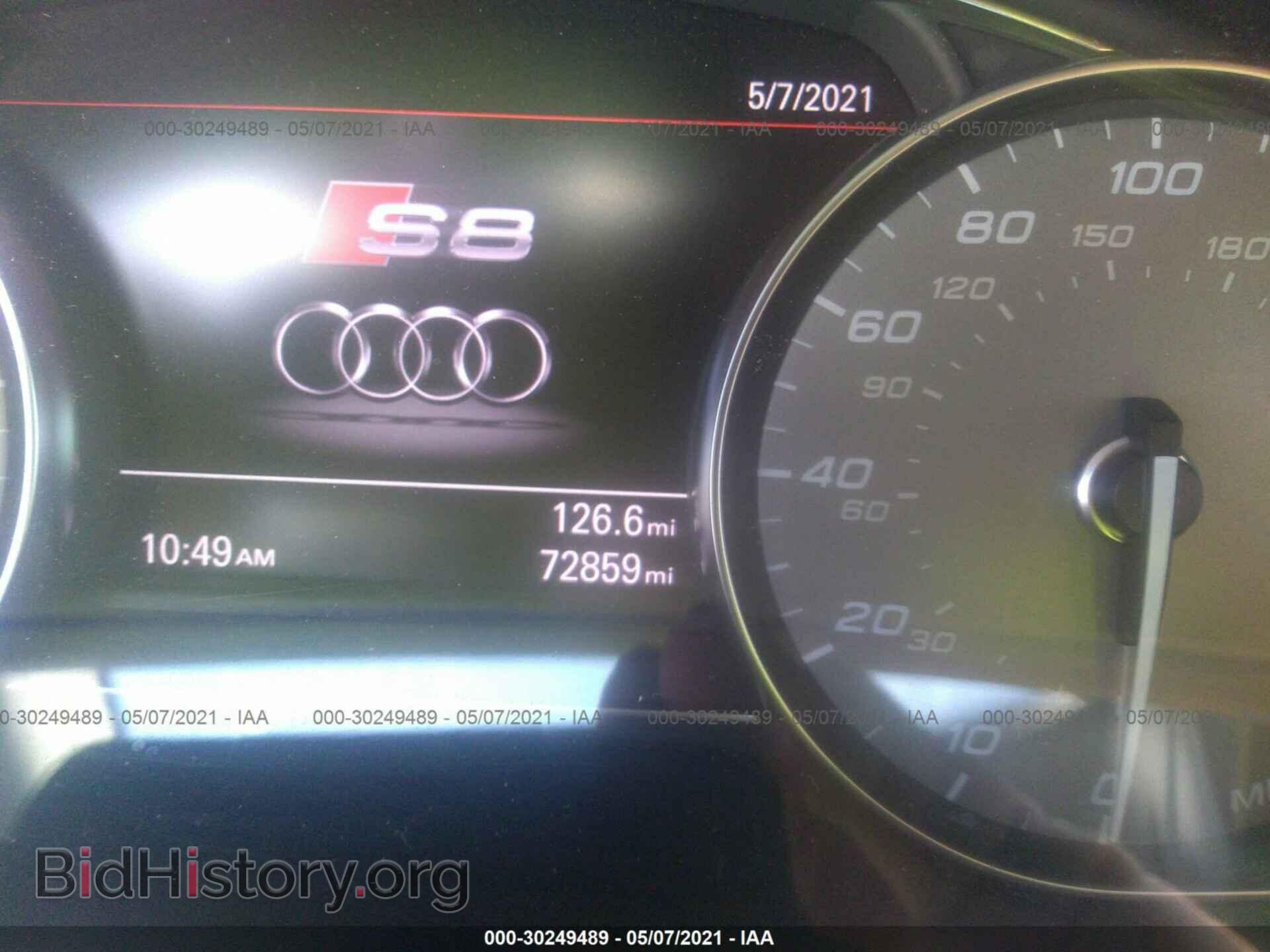 2013 AUDI S8 - VIN: WAUD2AFD3DN026304 - Фото 7