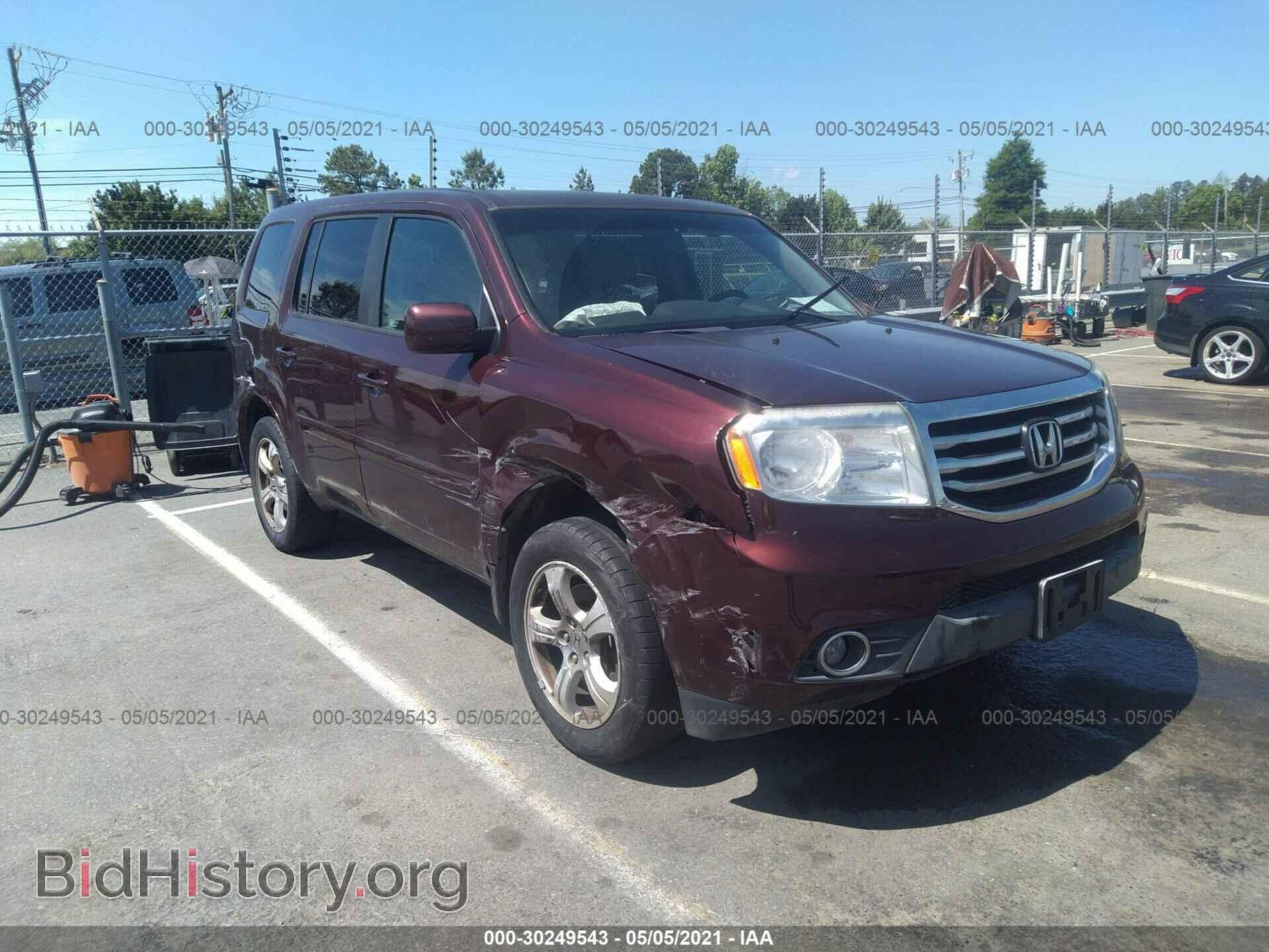 Фотография 5FNYF3H66CB028225 - HONDA PILOT 2012