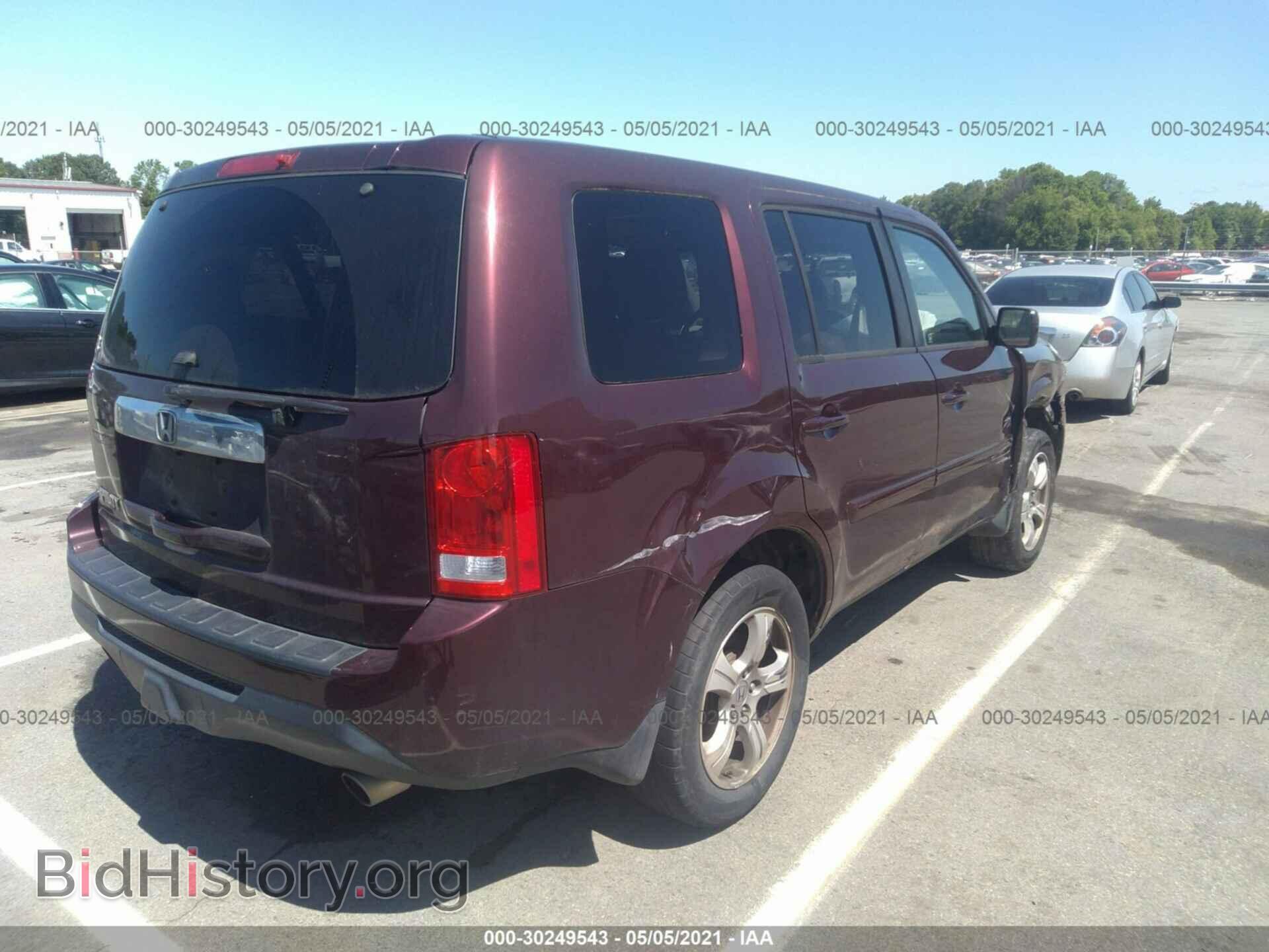 2012 HONDA PILOT - VIN: 5FNYF3H66CB028225 - Фото 4
