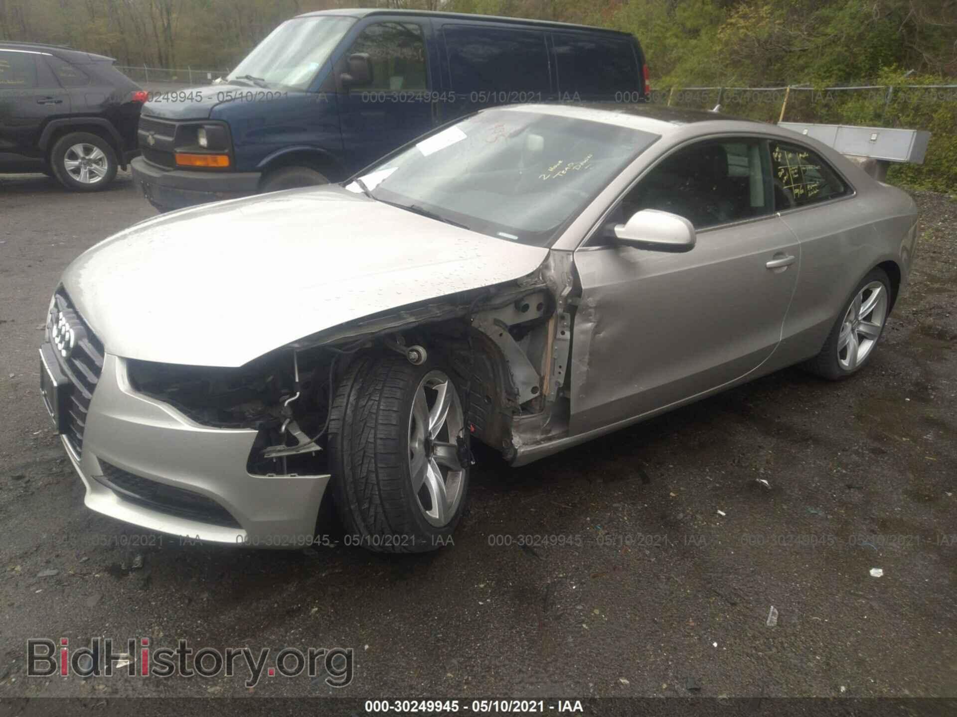 2013 AUDI A5 - VIN: WAULFAFR4DA054423 - Фото 2