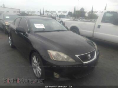 2007 Lexus IS 250, черный — VIN JTHBK262575032011, IAAI