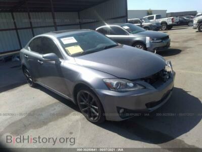 2012 Lexus IS 250, серый — VIN JTHCF5C24C5055448, IAAI