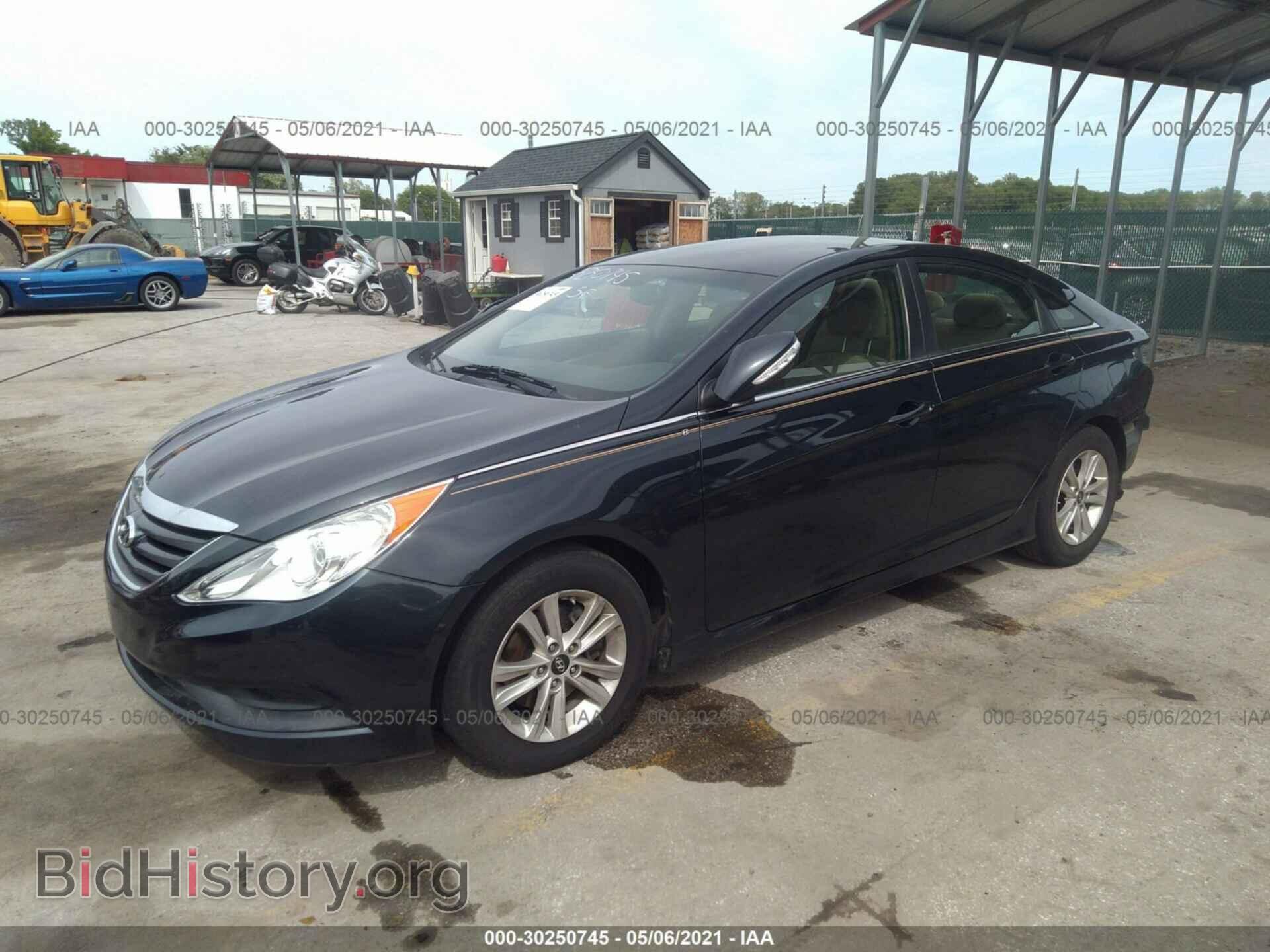 2014 HYUNDAI SONATA - VIN: 5NPEB4AC7EH840125 - Фото 2