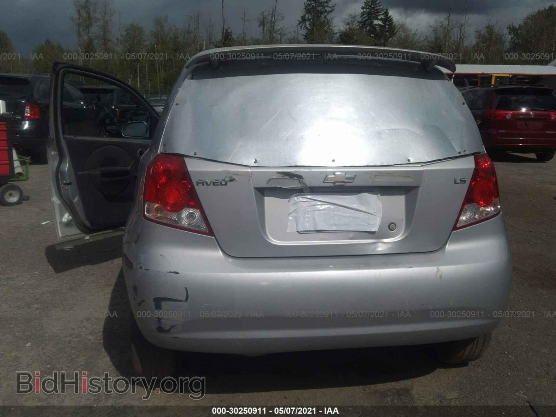 2007 CHEVROLET AVEO - VIN: KL1TD66657B761662 - Фото 6