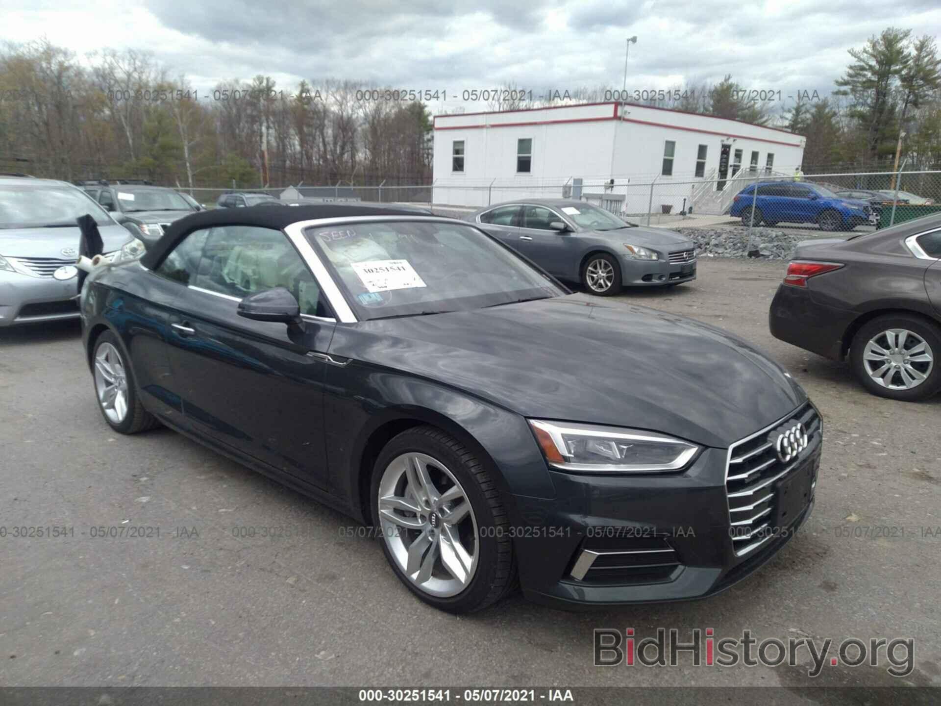 Photo WAUYNGF5XKN001773 - AUDI A5 CABRIOLET 2019