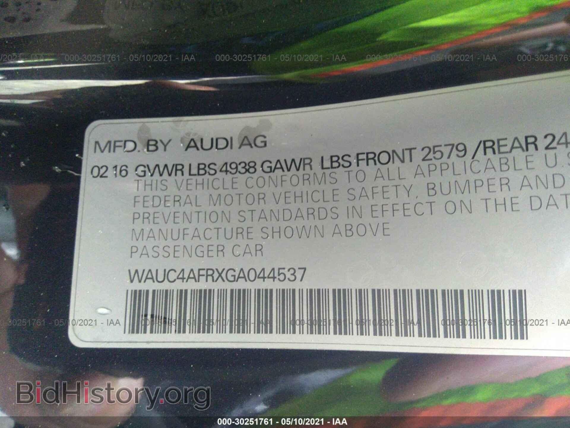 2016 AUDI S5 - VIN: WAUC4AFRXGA044537 - Photo 9