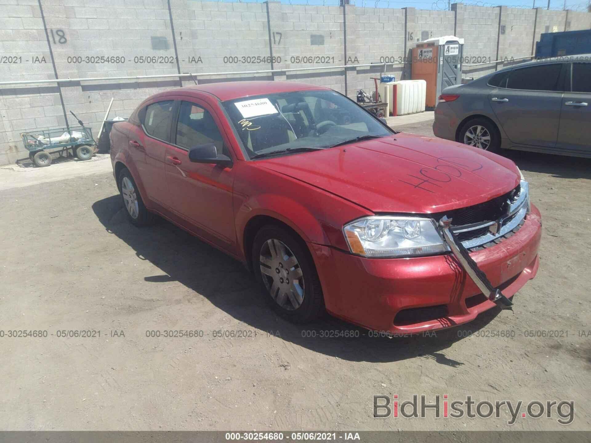 Photo 1C3CDZAG8CN327968 - DODGE AVENGER 2012