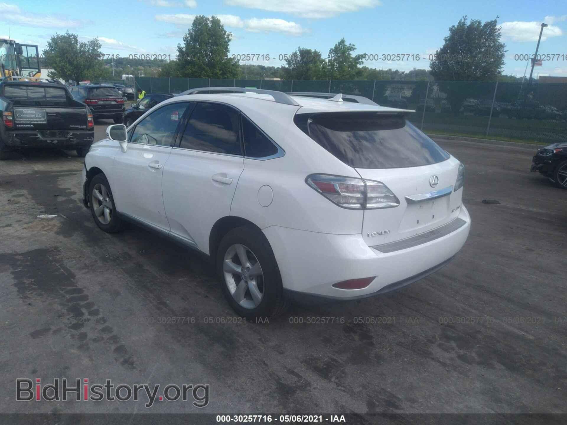 2010 LEXUS RX 350 - VIN: 2T2BK1BA9AC031457 - Фото 3