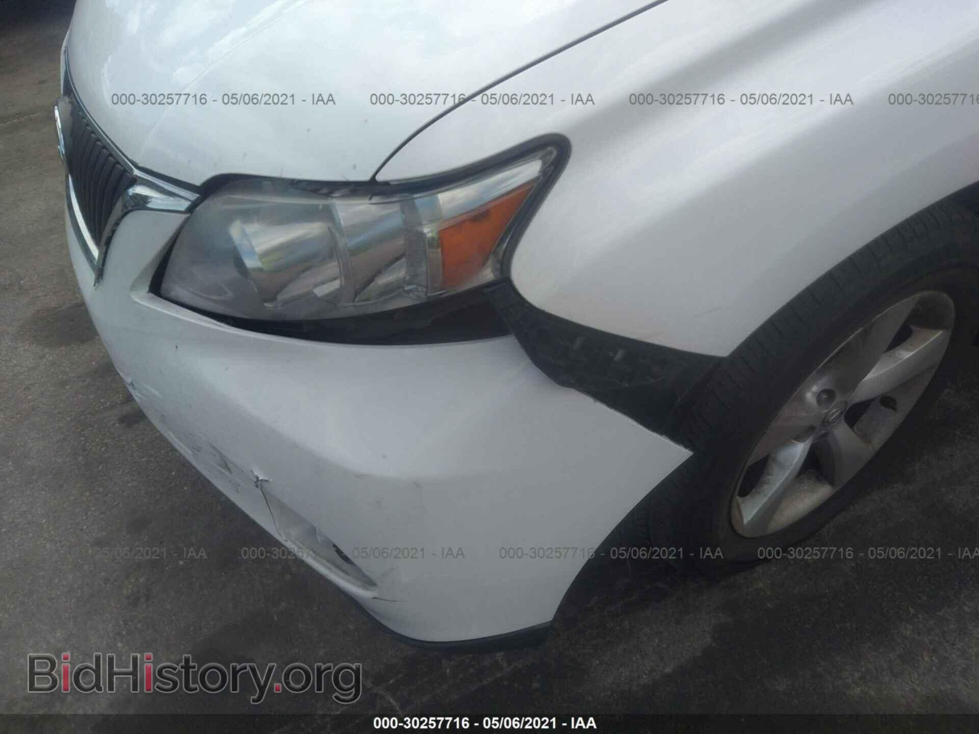 2010 LEXUS RX 350 - VIN: 2T2BK1BA9AC031457 - Фото 6