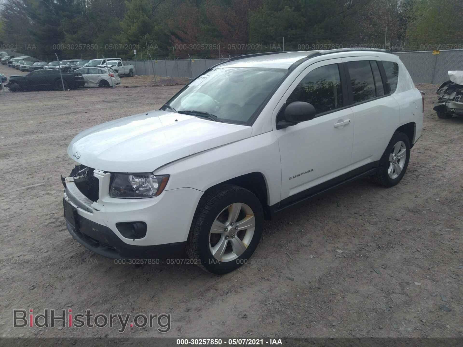 2016 JEEP COMPASS - VIN: 1C4NJDBB4GD626663 - Фото 2