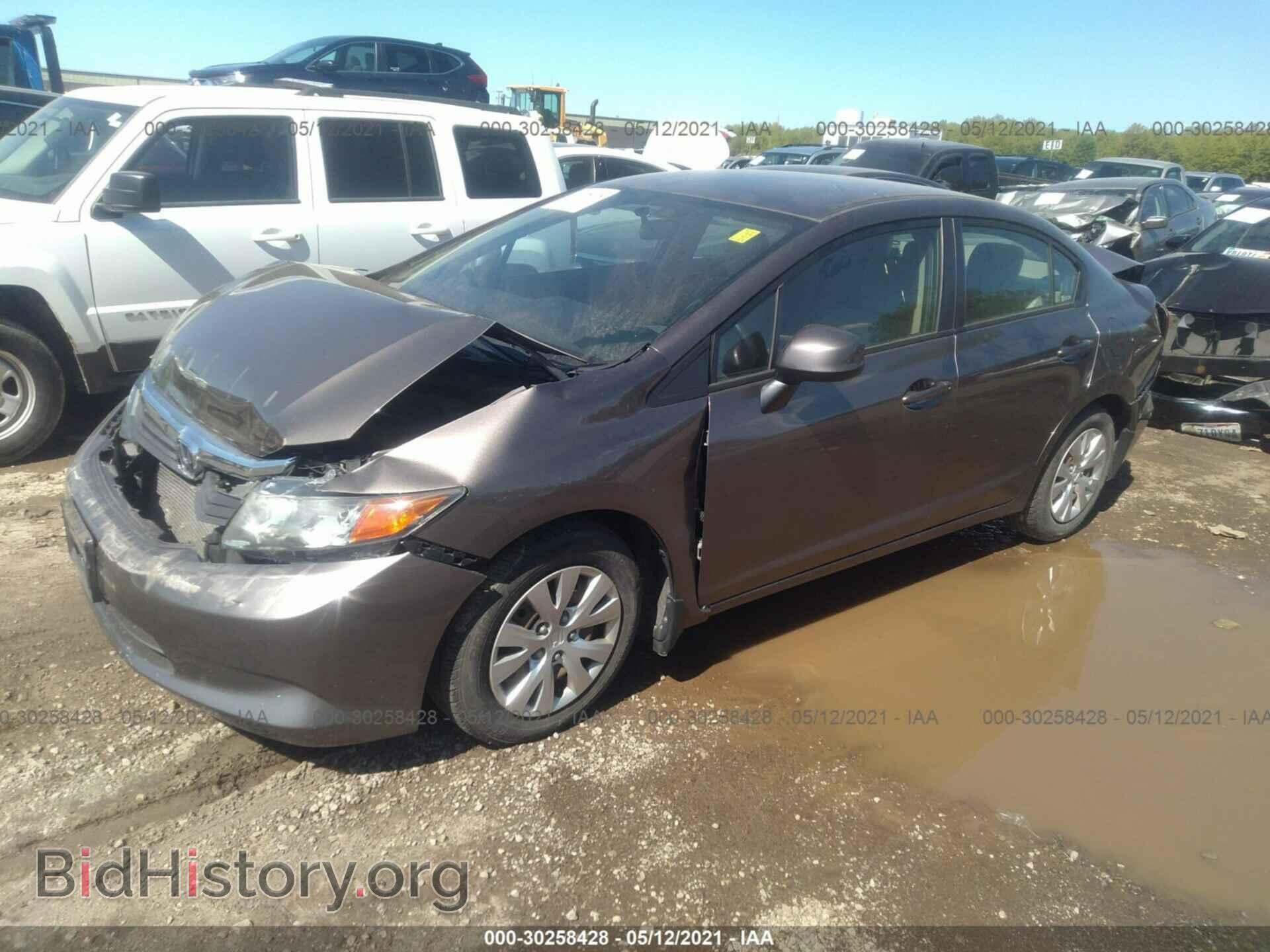 2012 HONDA CIVIC SDN - VIN: 19XFB2F52CE005943 - Фото 2