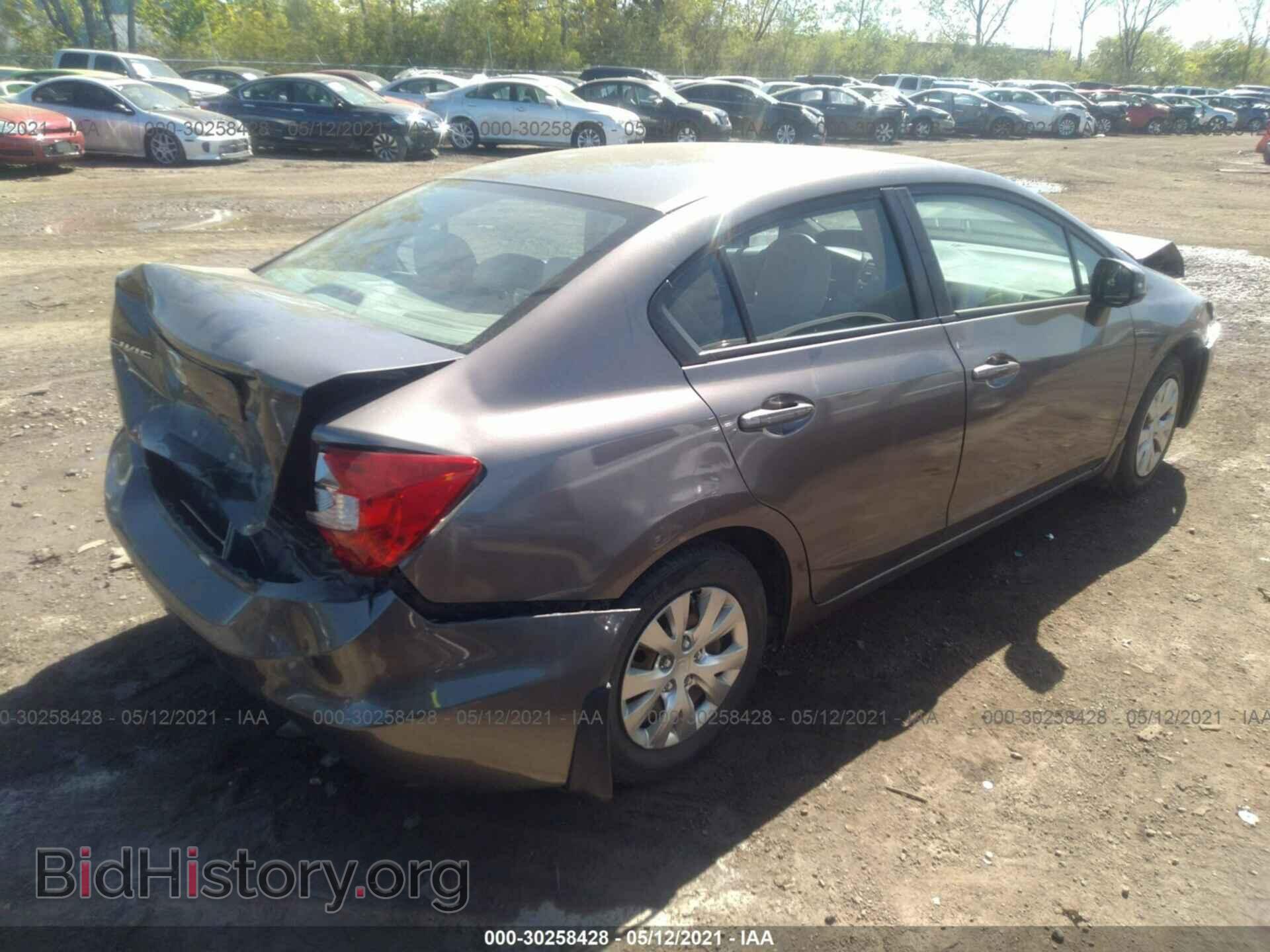 2012 HONDA CIVIC SDN - VIN: 19XFB2F52CE005943 - Фото 4