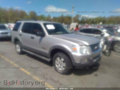 2006 Ford EXPLORER XLT, silver — VIN 1FMEU73E16UB58788, IAAI