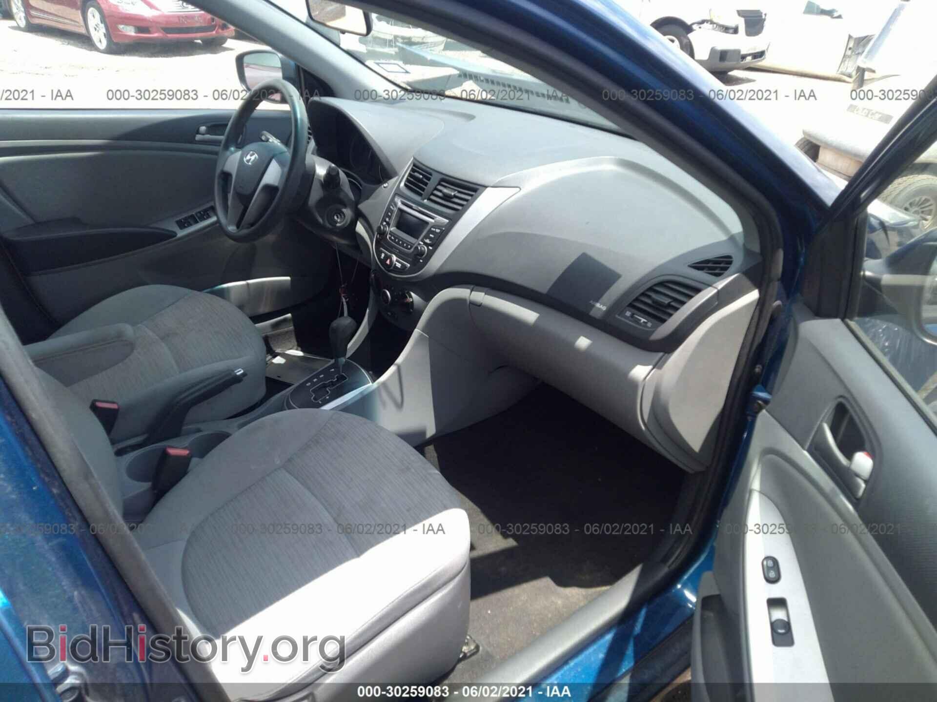 2016 HYUNDAI ACCENT - VIN: KMHCT4AE1GU060602 - Фото 5