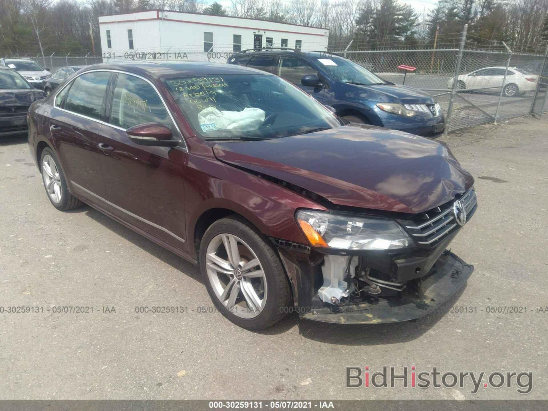 Photo 1VWCN7A39CC093083 - VOLKSWAGEN PASSAT 2012