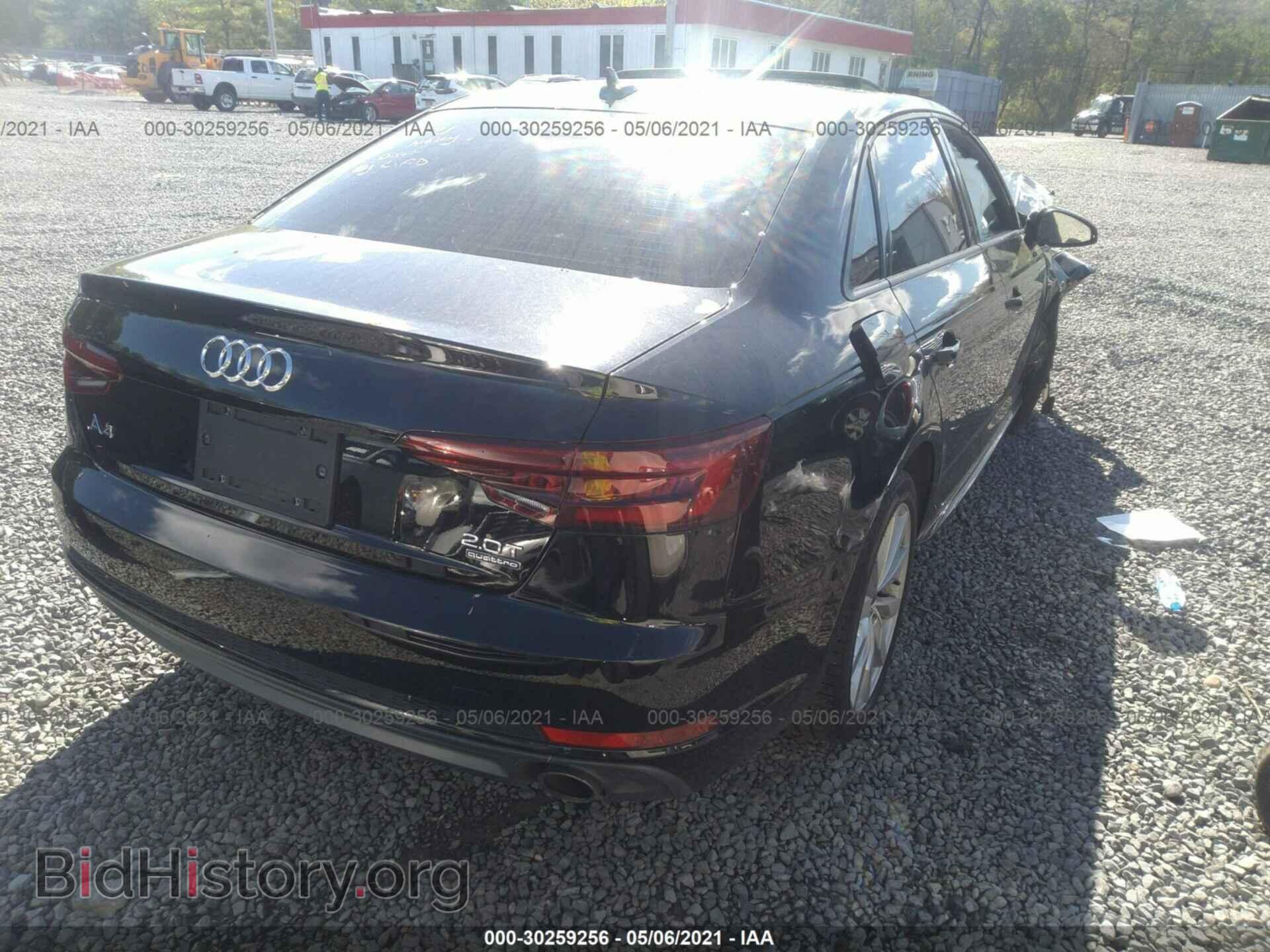 2018 AUDI A4 - VIN: WAUDNAF41JA026814 - Фото 4