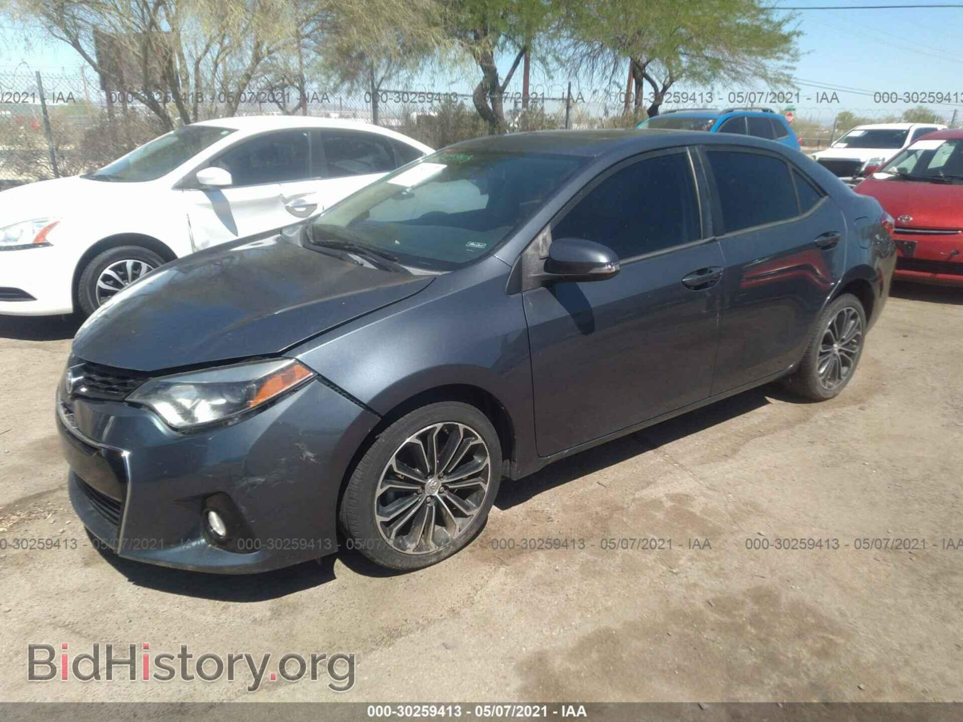 2014 TOYOTA COROLLA - VIN: 2T1BURHE0EC075859 - Фото 2