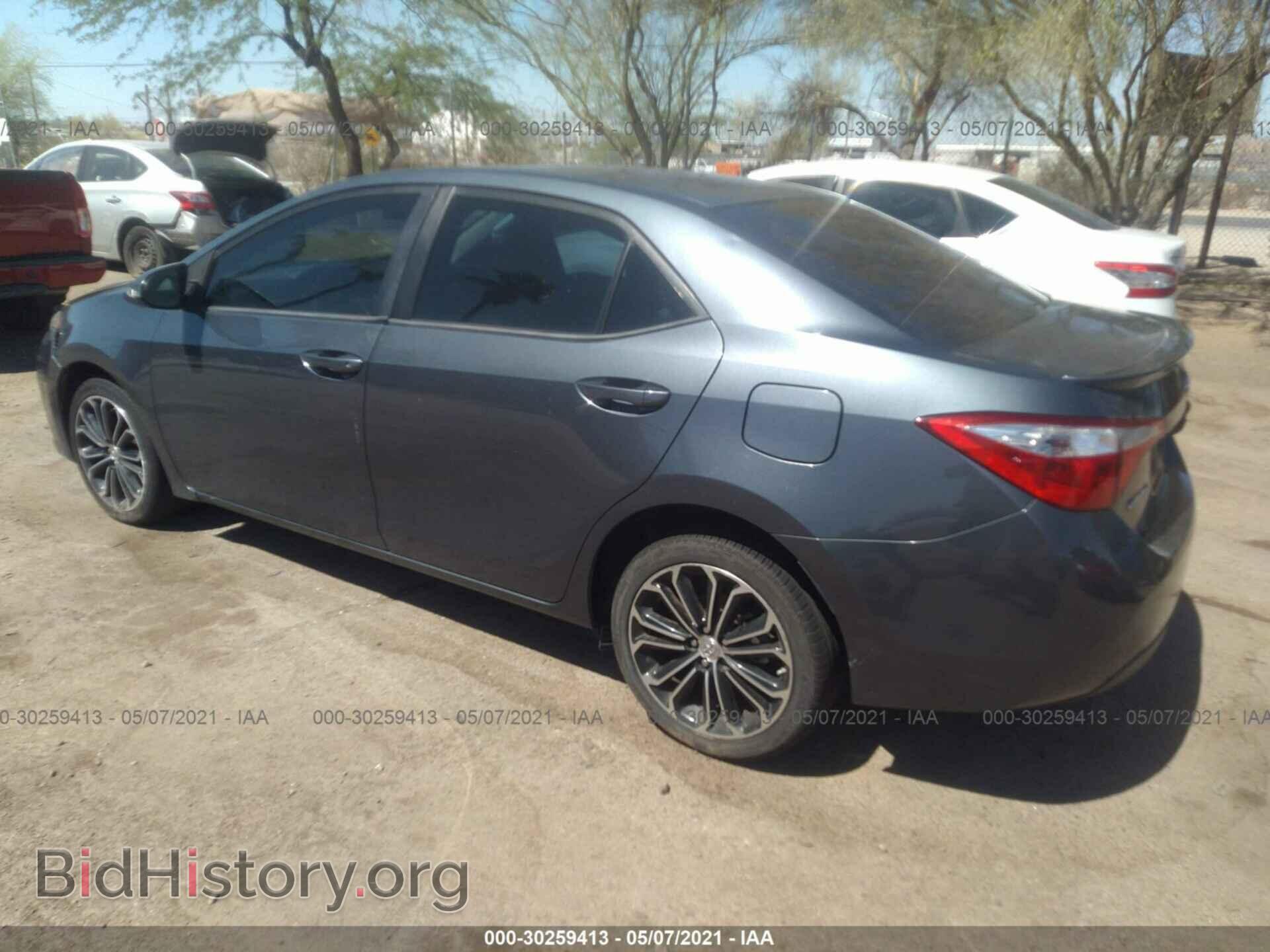 2014 TOYOTA COROLLA - VIN: 2T1BURHE0EC075859 - Фото 3