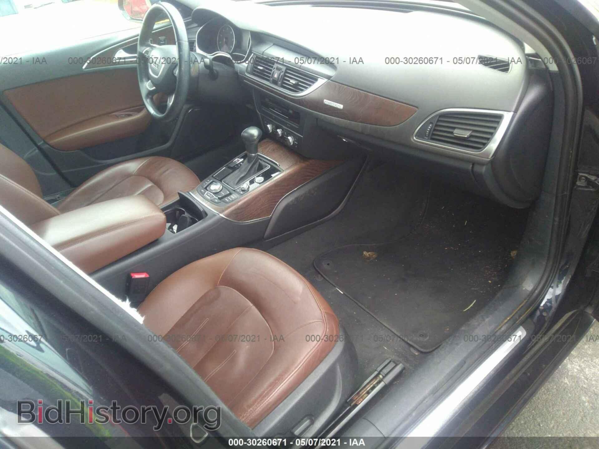2013 AUDI A6 - VIN: WAUGFAFC8DN137200 - Фото 5