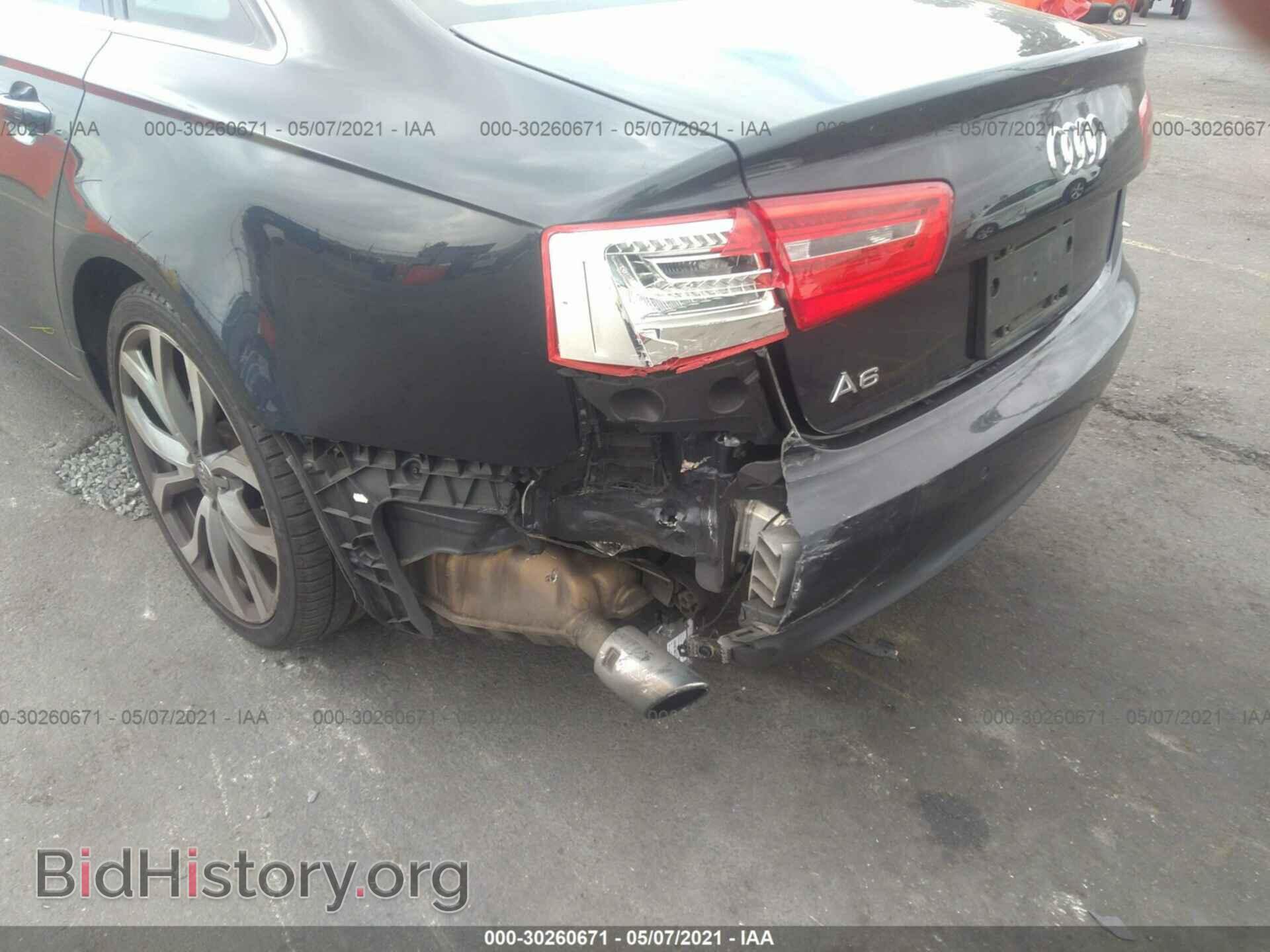 2013 AUDI A6 - VIN: WAUGFAFC8DN137200 - Фото 6