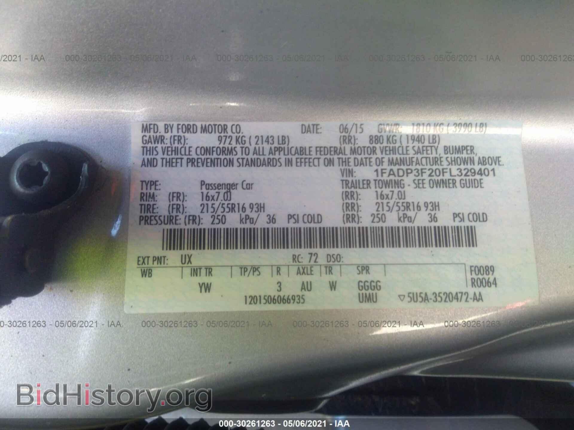 2015 FORD FOCUS - VIN: 1FADP3F20FL329401 - Photo 9