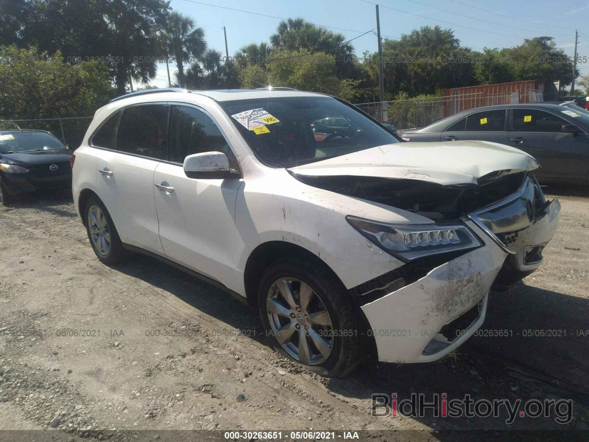 Photo 5FRYD3H84EB006362 - ACURA MDX 2014