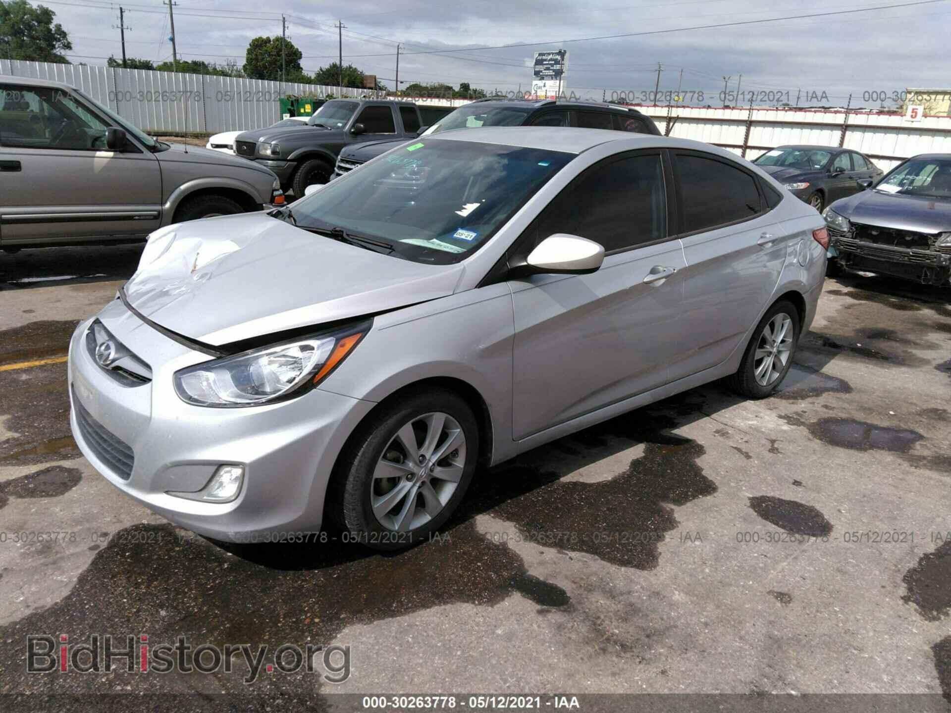2012 HYUNDAI ACCENT - VIN: KMHCU4AE7CU266014 - Фото 2