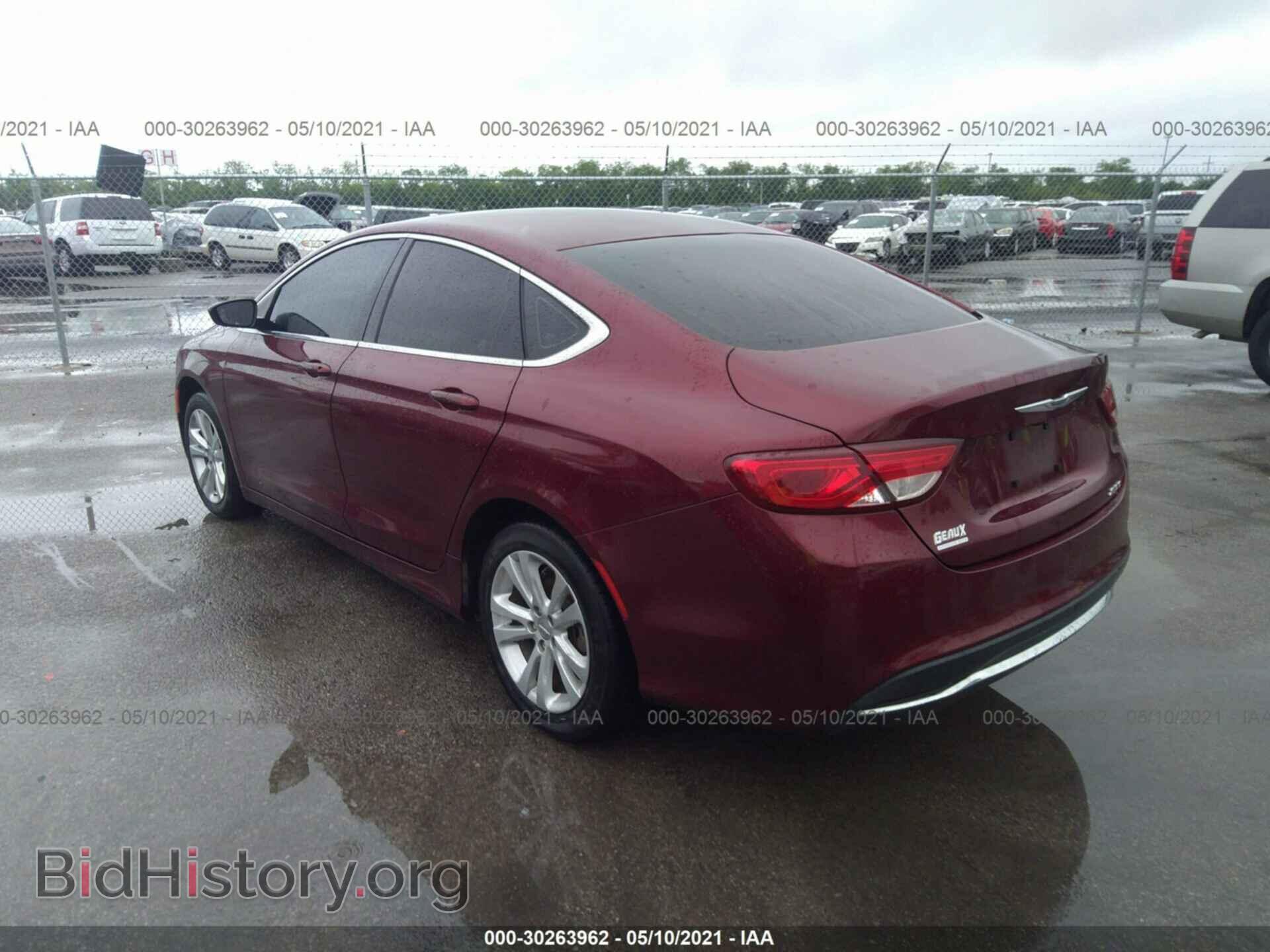 2016 CHRYSLER 200 - VIN: 1C3CCCABXGN173810 - Фото 3
