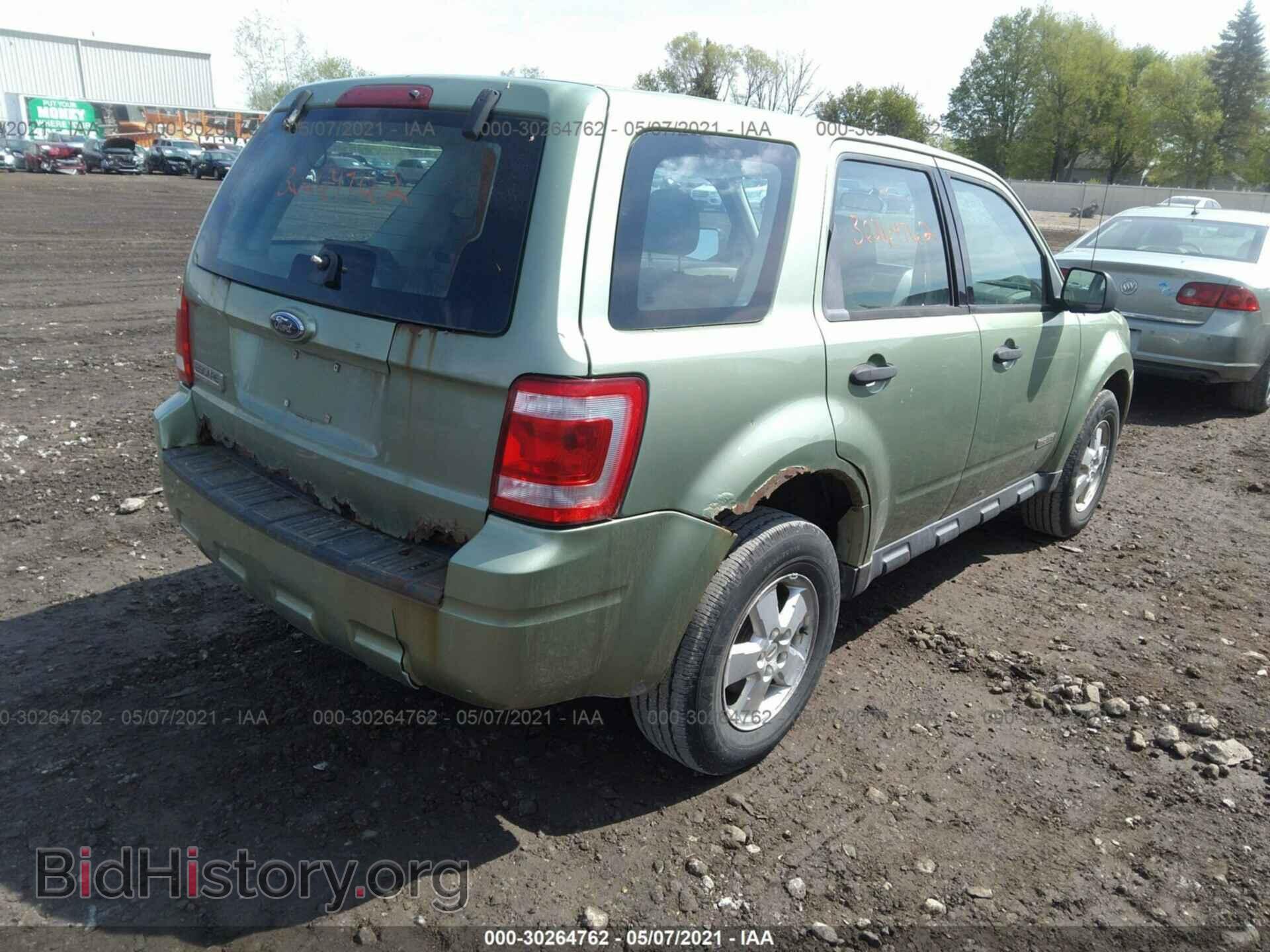 2008 FORD ESCAPE - VIN: 1FMCU02Z38KA96523 - Фото 4