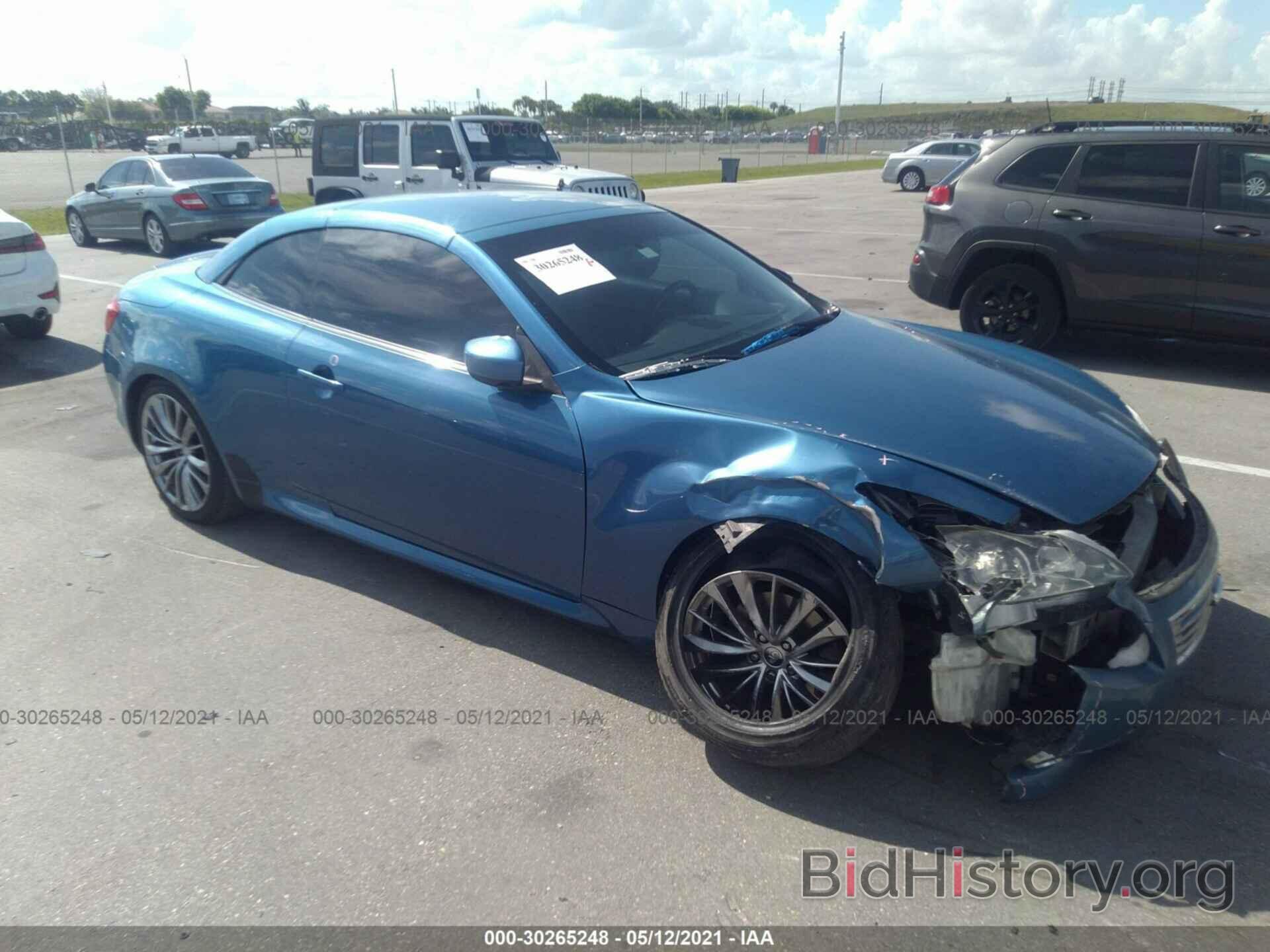 Photo JN1CV6FE2DM770061 - INFINITI G37 CONVERTIBLE 2013