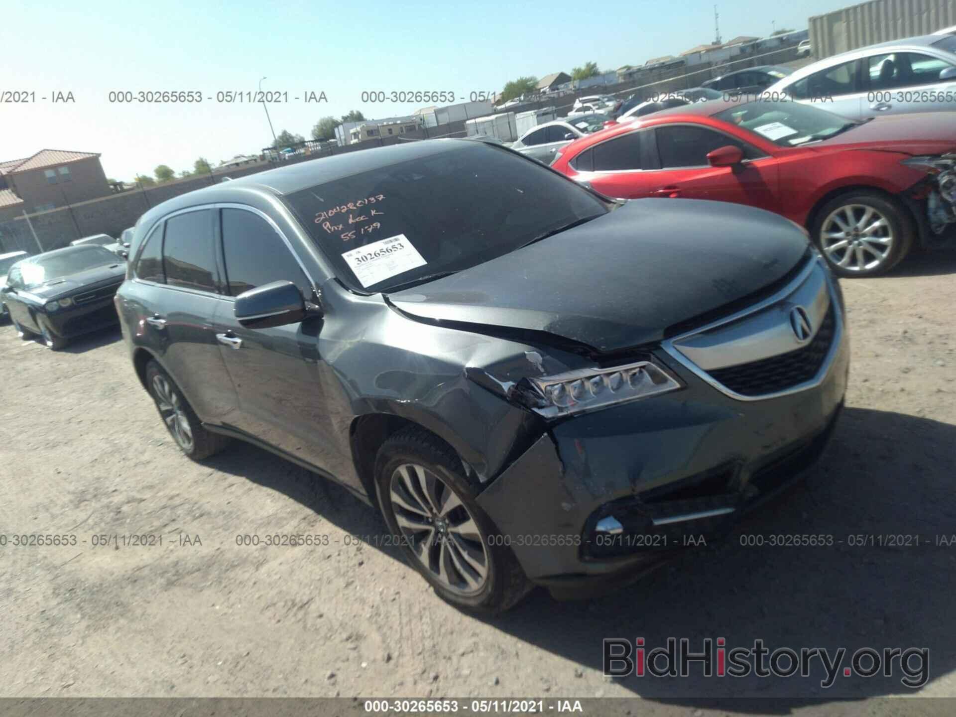 Photo 5FRYD4H43GB024163 - ACURA MDX 2016