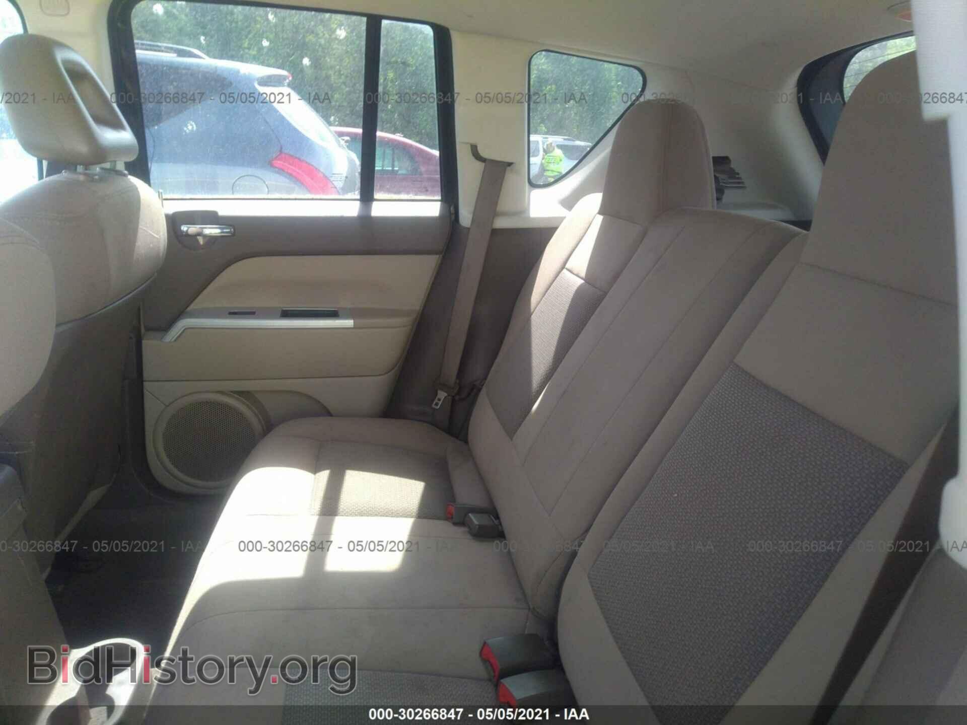 2008 JEEP COMPASS - VIN: 1J8FT47W08D580205 - Фото 8