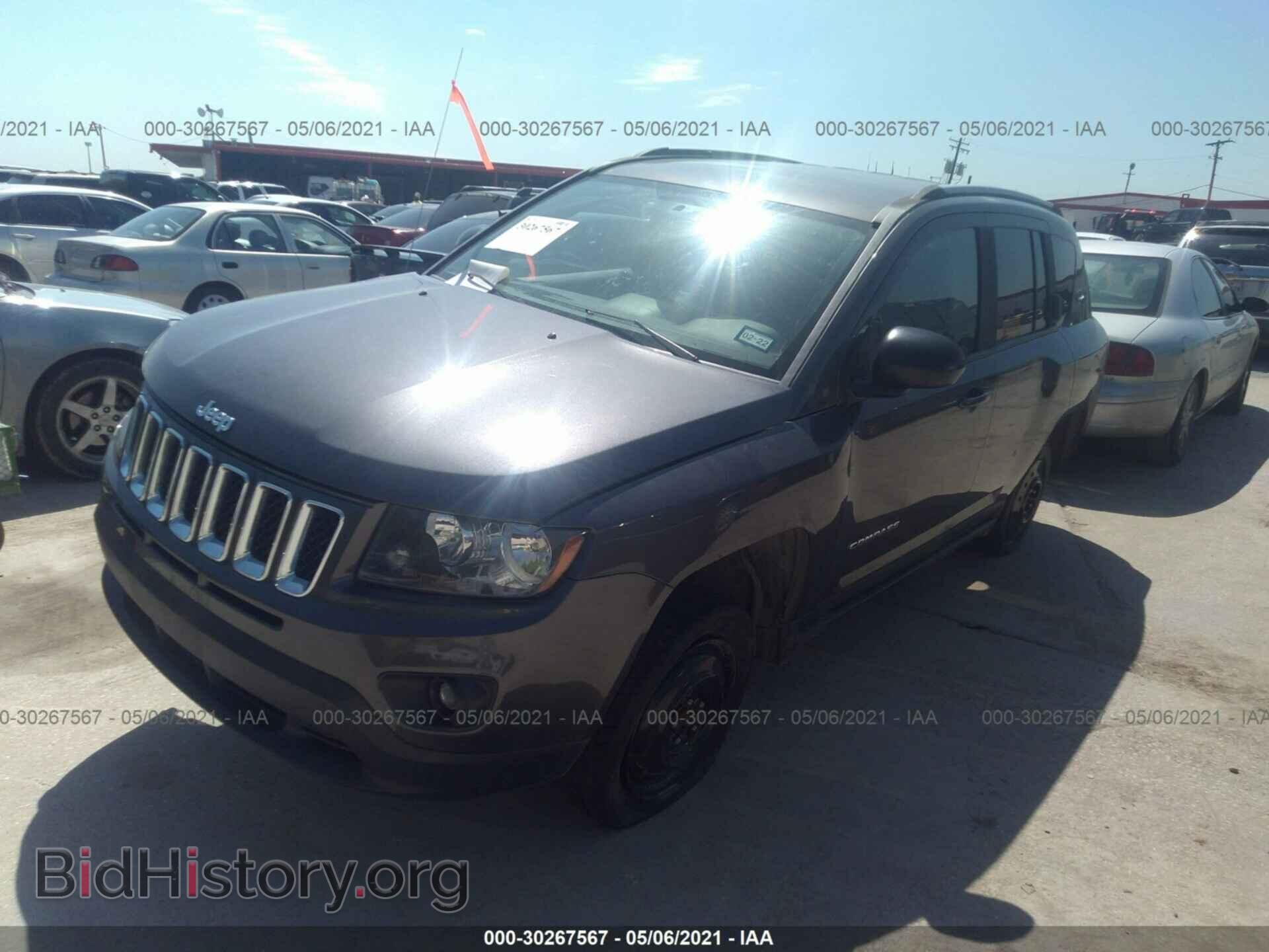 2016 JEEP COMPASS - VIN: 1C4NJDBB6GD571889 - Фото 2