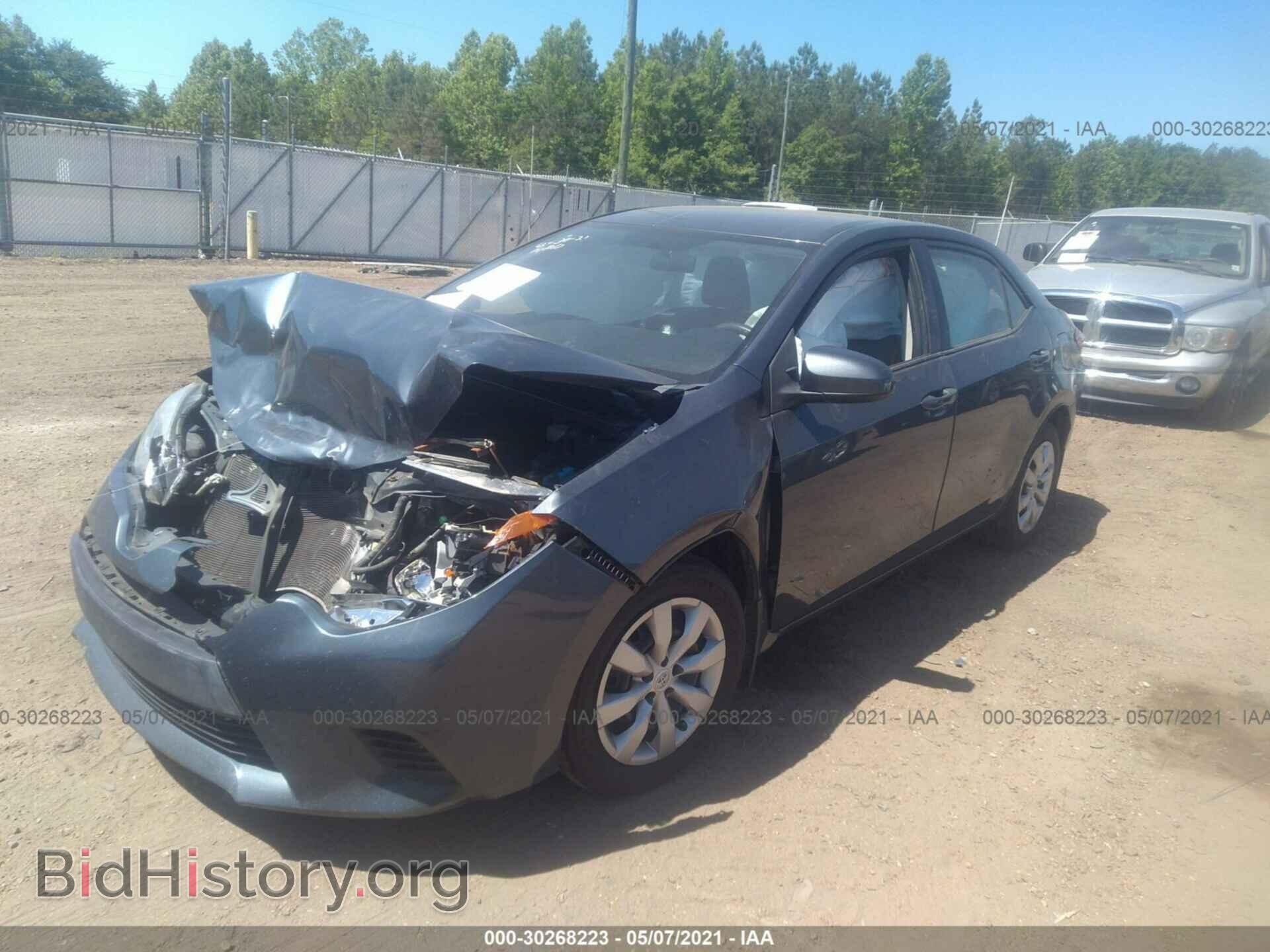 2014 TOYOTA COROLLA - VIN: 2T1BURHEXEC124307 - Фото 2