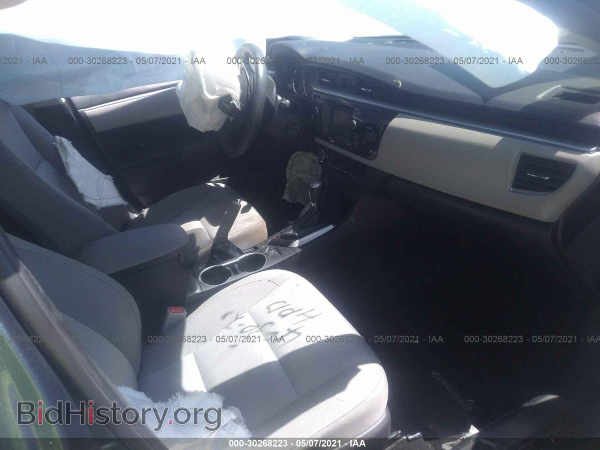 2014 TOYOTA COROLLA - VIN: 2T1BURHEXEC124307 - Фото 5